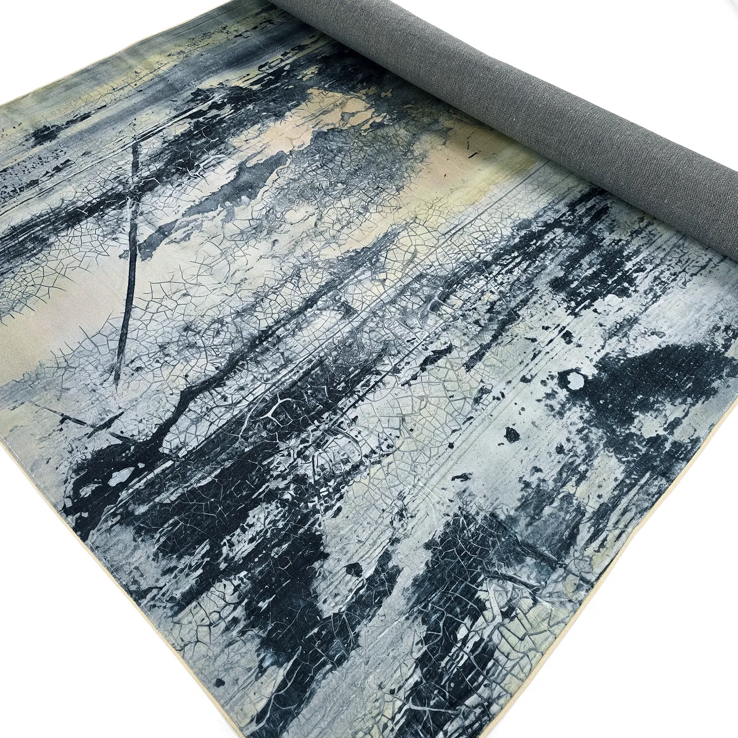 Tapete Wilton - Dolmio (preto/amarelo)