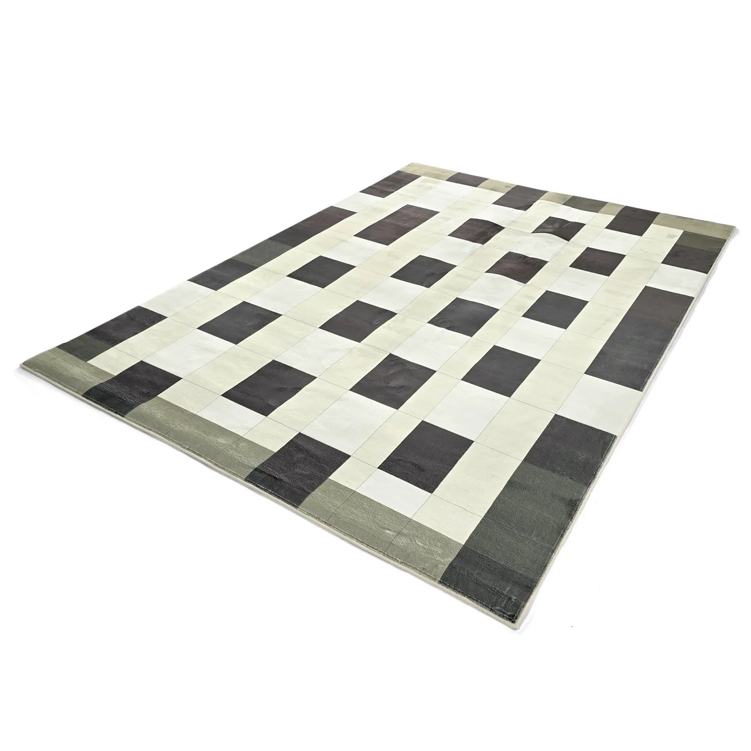 Tapete Wilton - Ferro (marrom/creme)