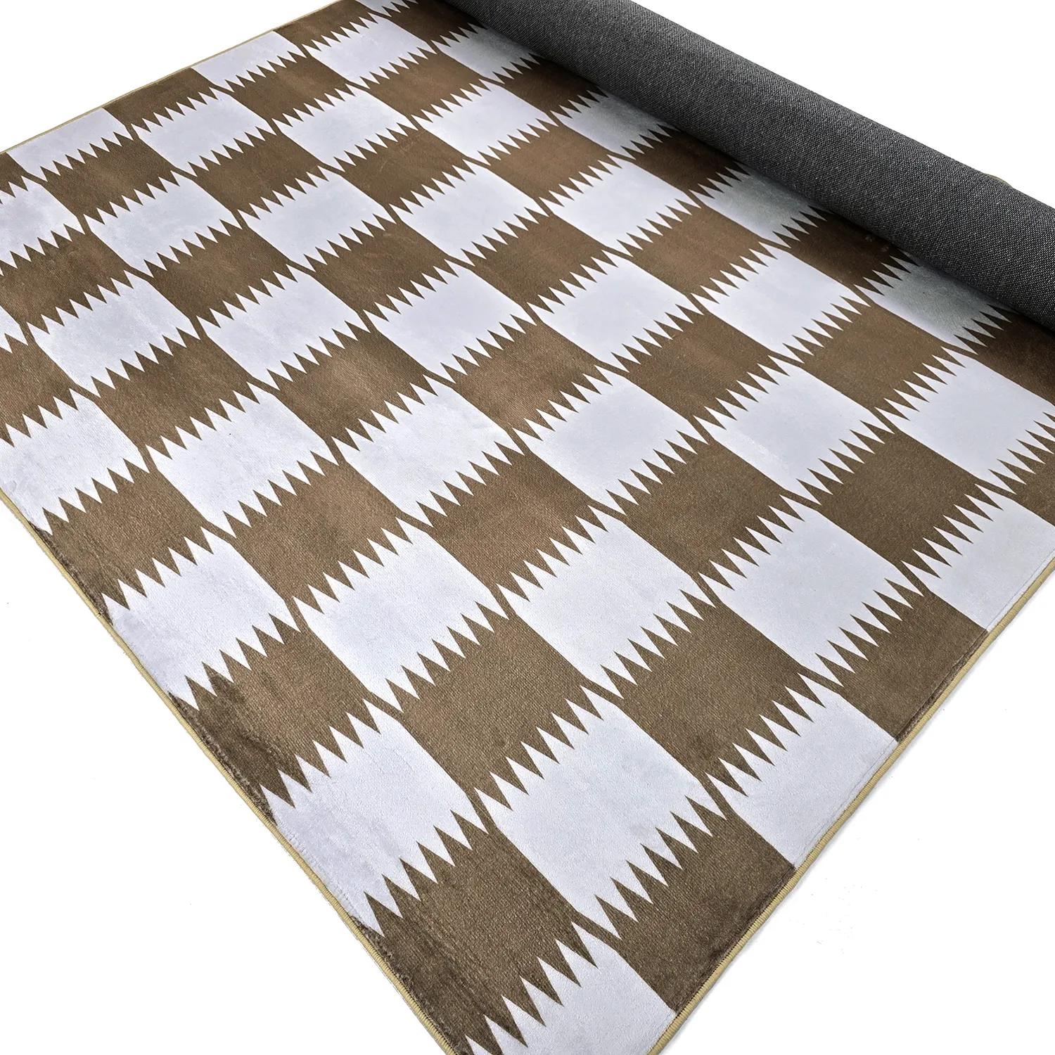 Tapete Wilton - Gobi (marrom/branco)