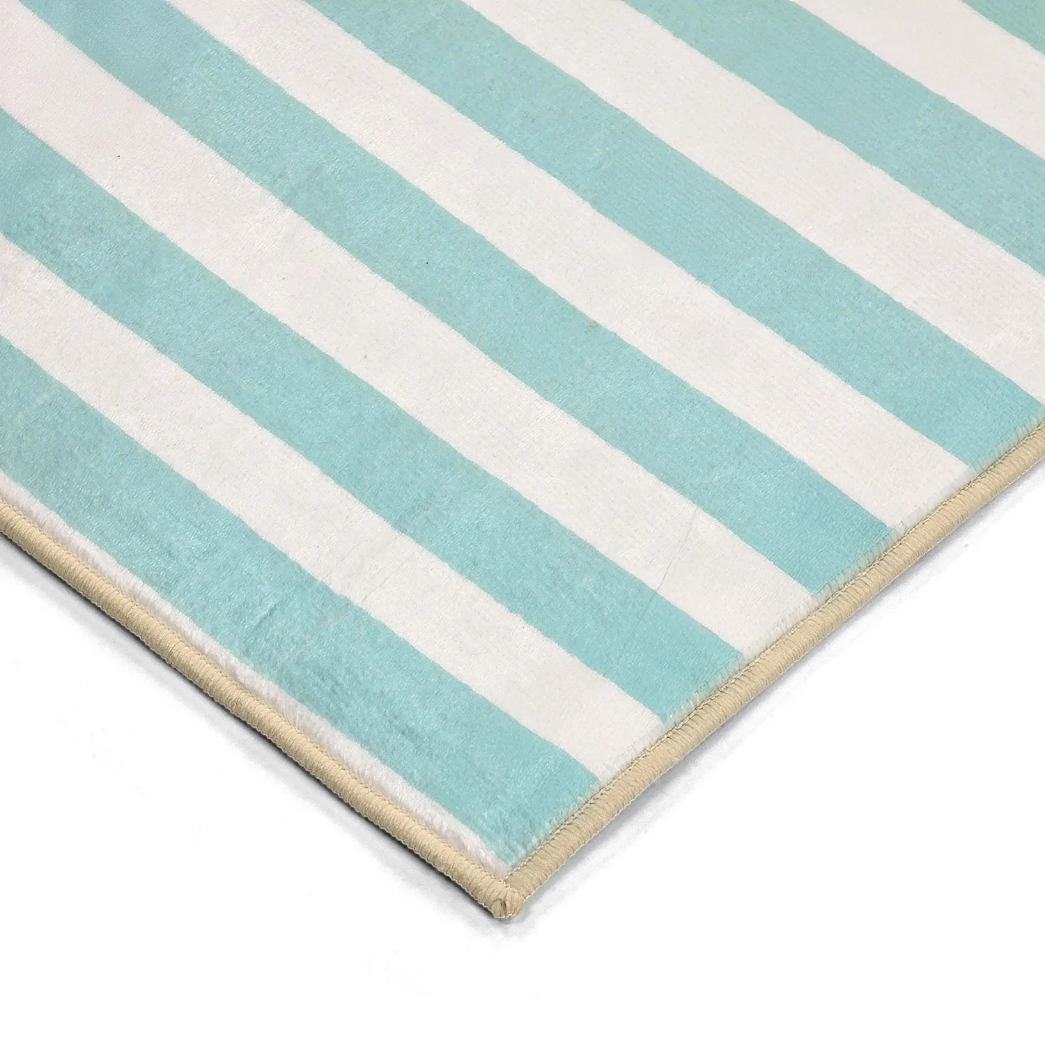 Tapete Wilton - Joma (turquesa/branco)