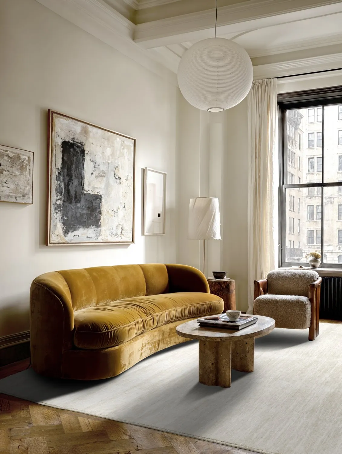 Tapete Wilton - Kither (bege)