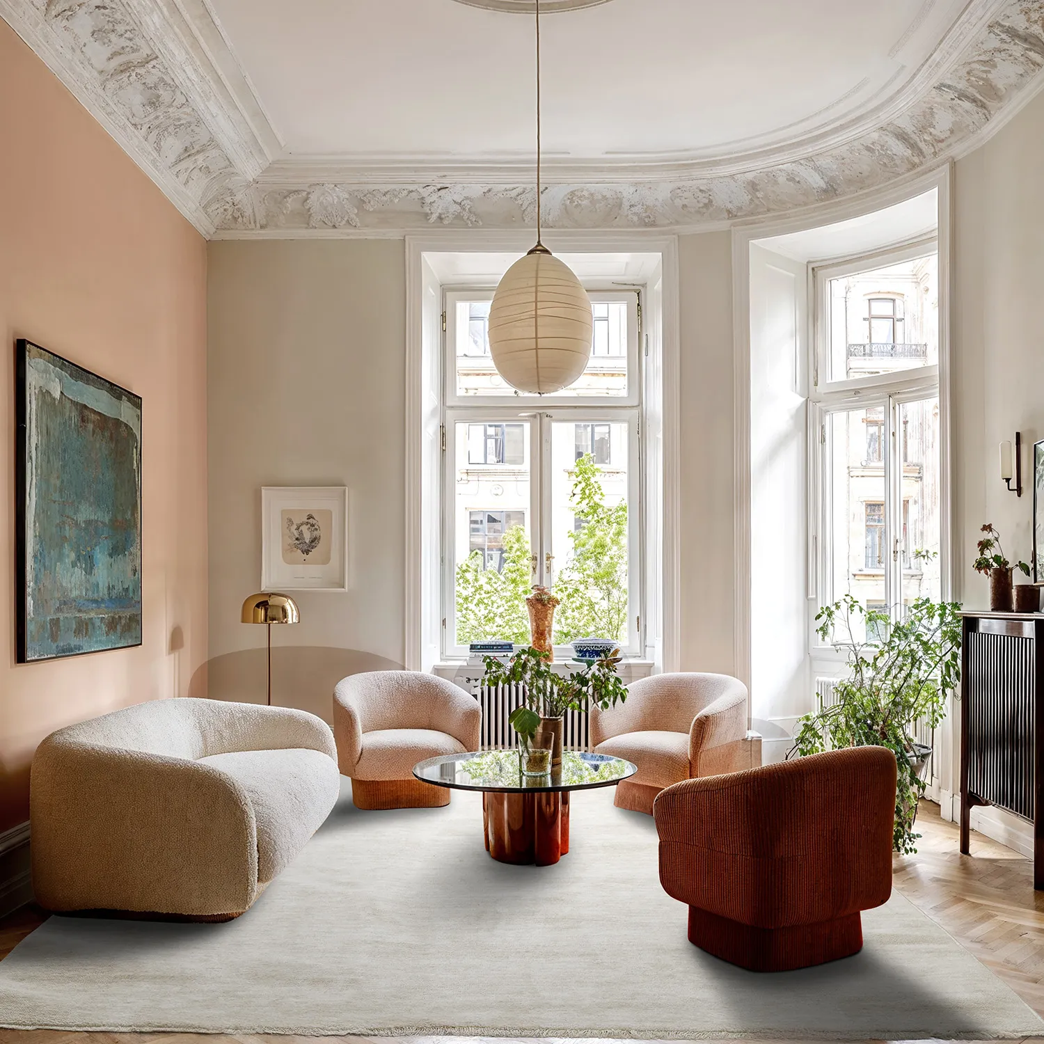 Tapete Wilton - Kither (bege)