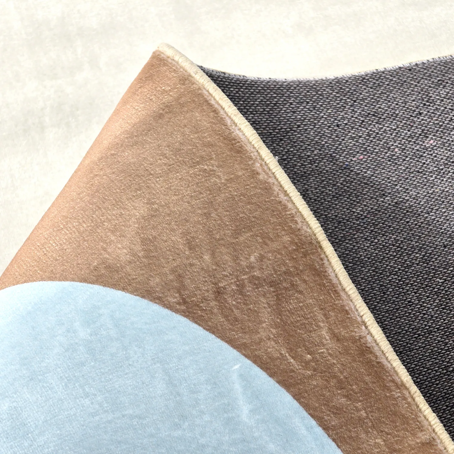 Tapete Wilton - Leiden (azul/marrom)