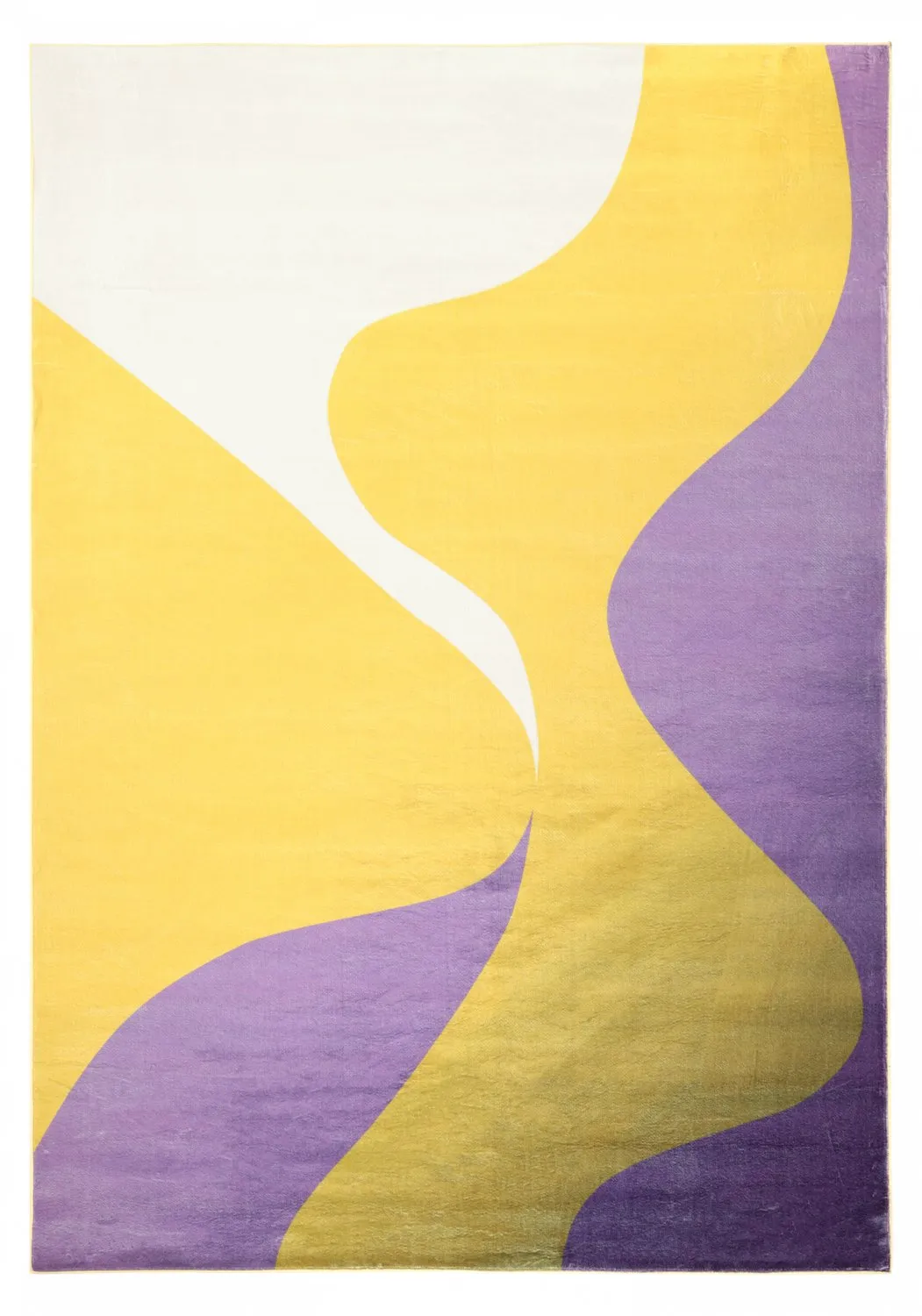 Tapete Wilton - Leiden (amarelo/roxo)