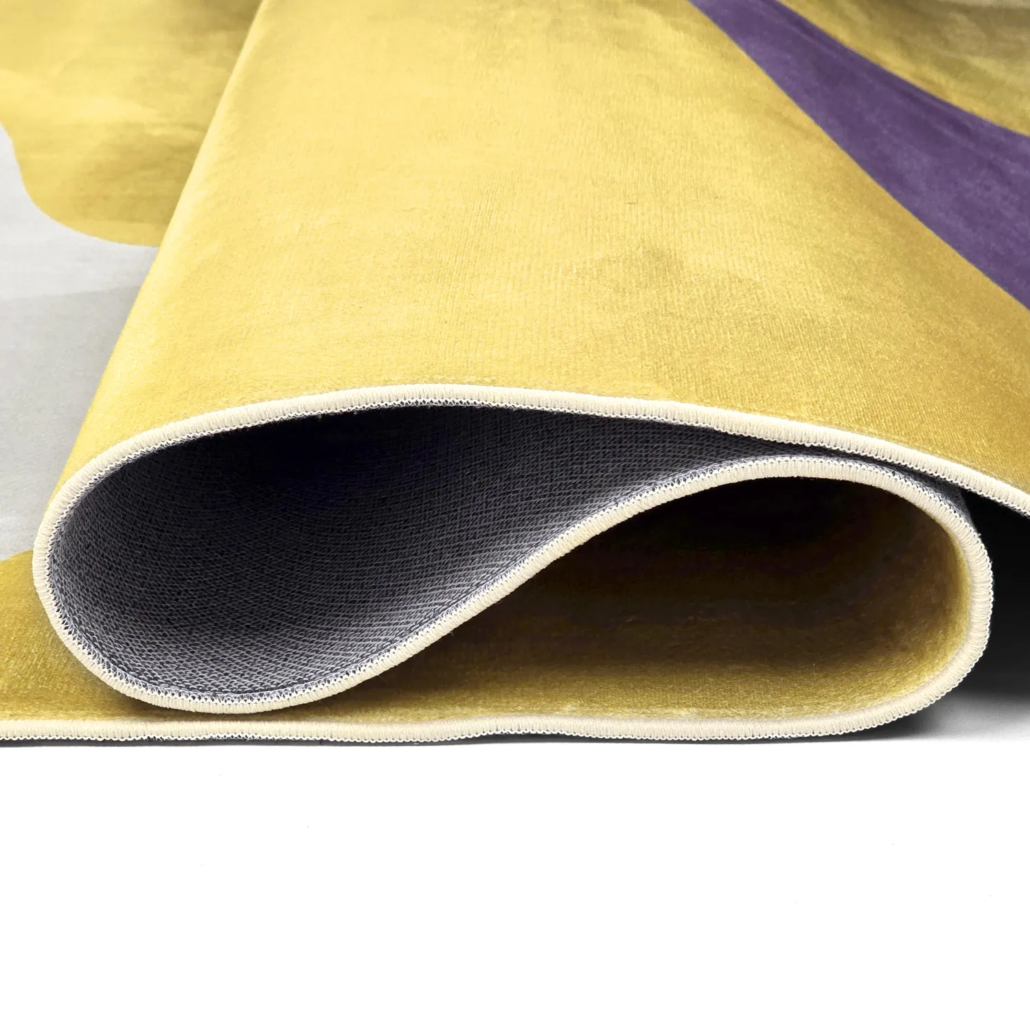 Tapete Wilton - Leiden (amarelo/roxo)