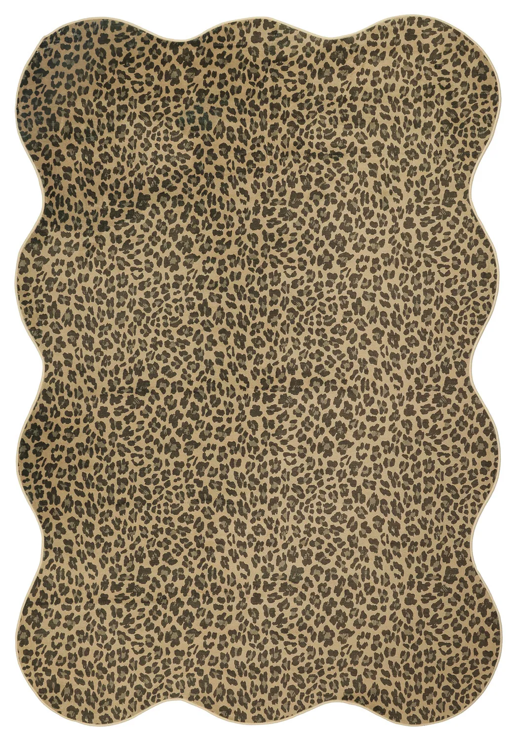 Valovita preproga Wilton - Leopard (marrom)