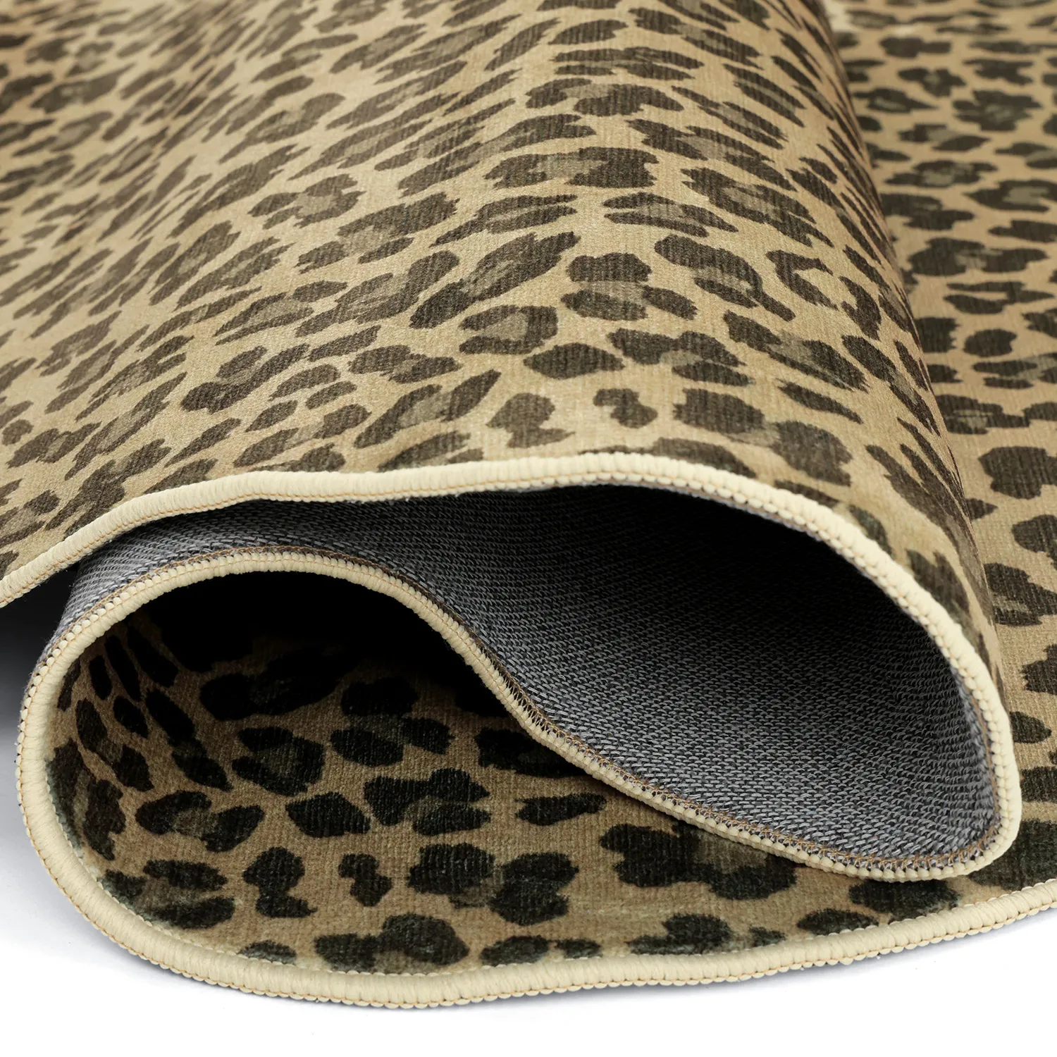 Valovita preproga Wilton - Leopard (marrom)