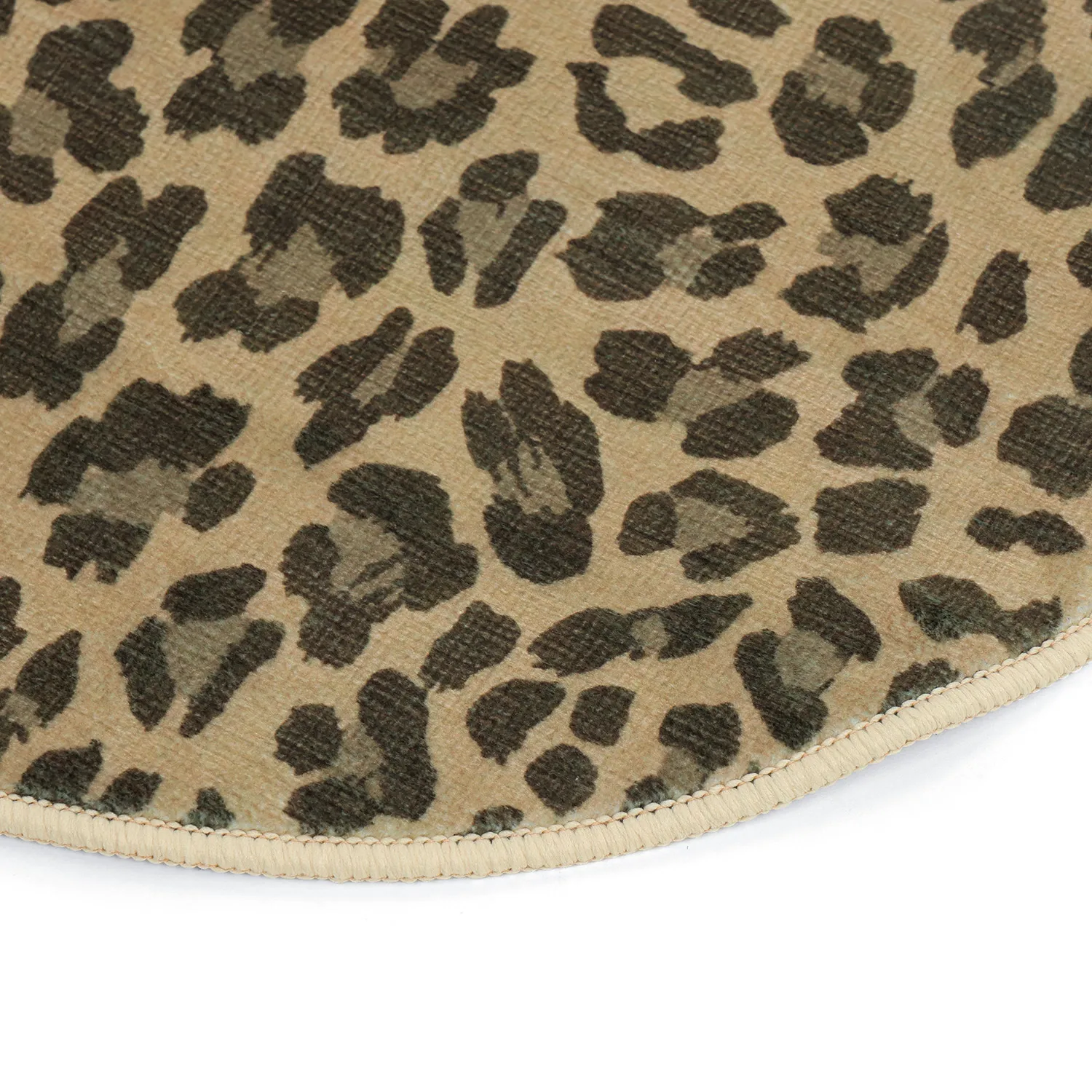 Valovita preproga Wilton - Leopard (marrom)