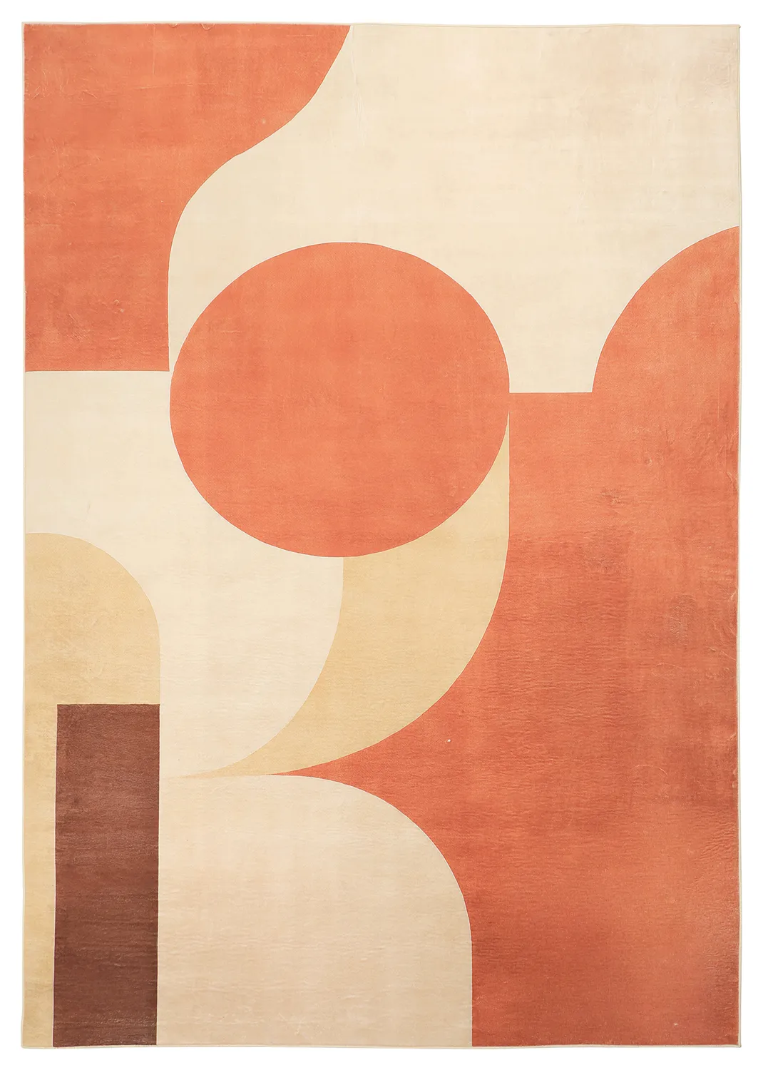 Tapete Wilton - Levin (vermelho/creme)