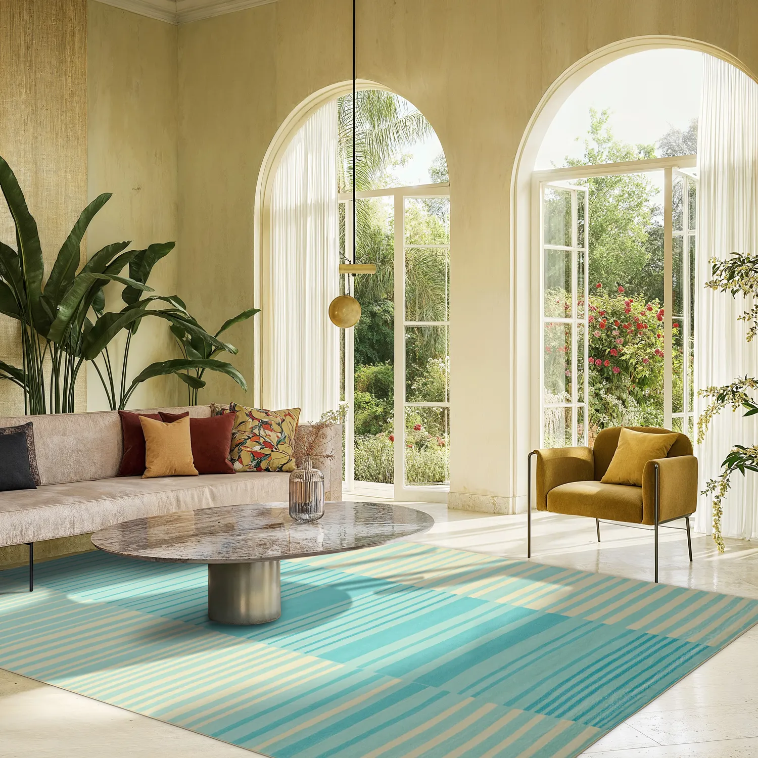 Tapete Wilton - Lorne (turquesa)