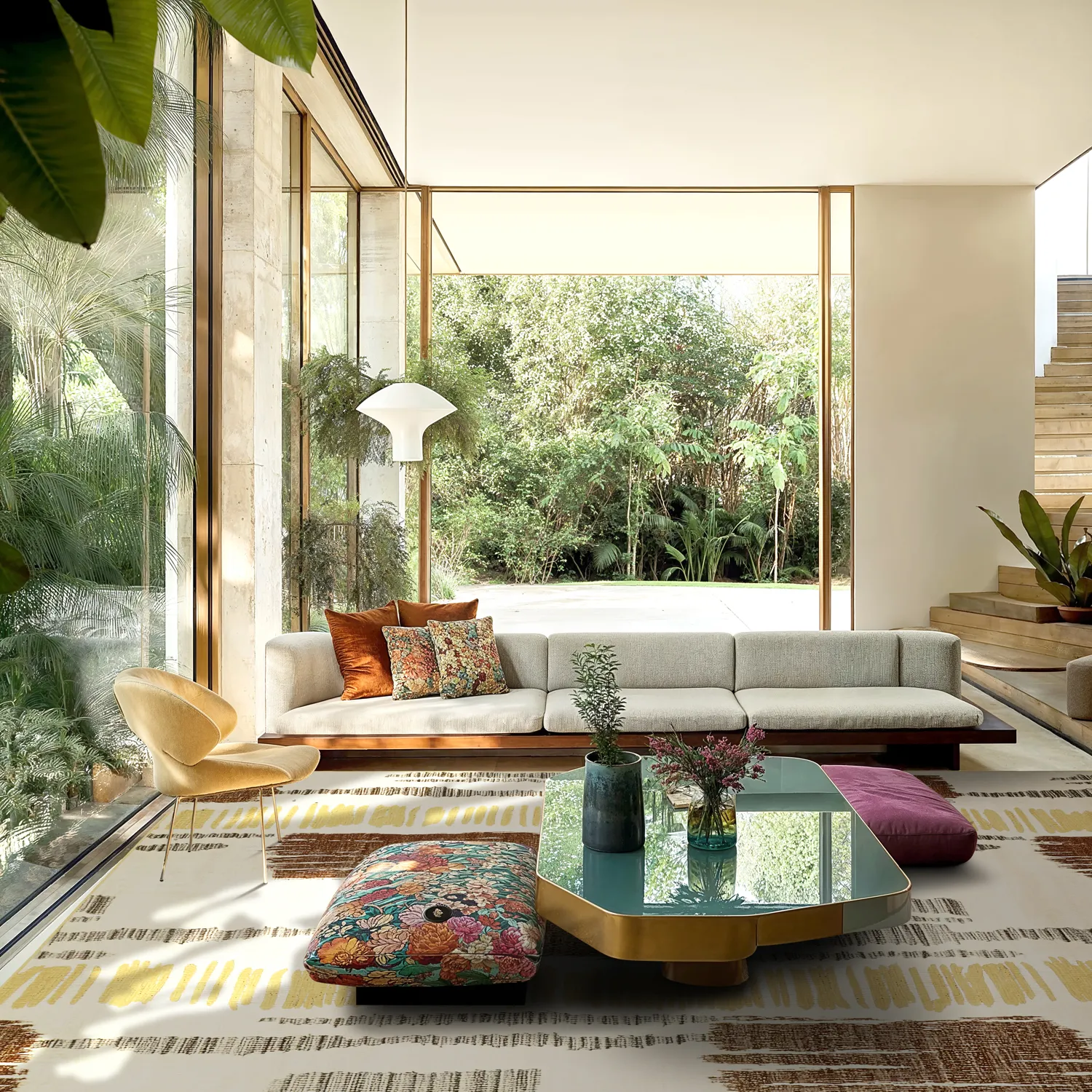 Tapete Wilton - Lucerne (marrom/multi)