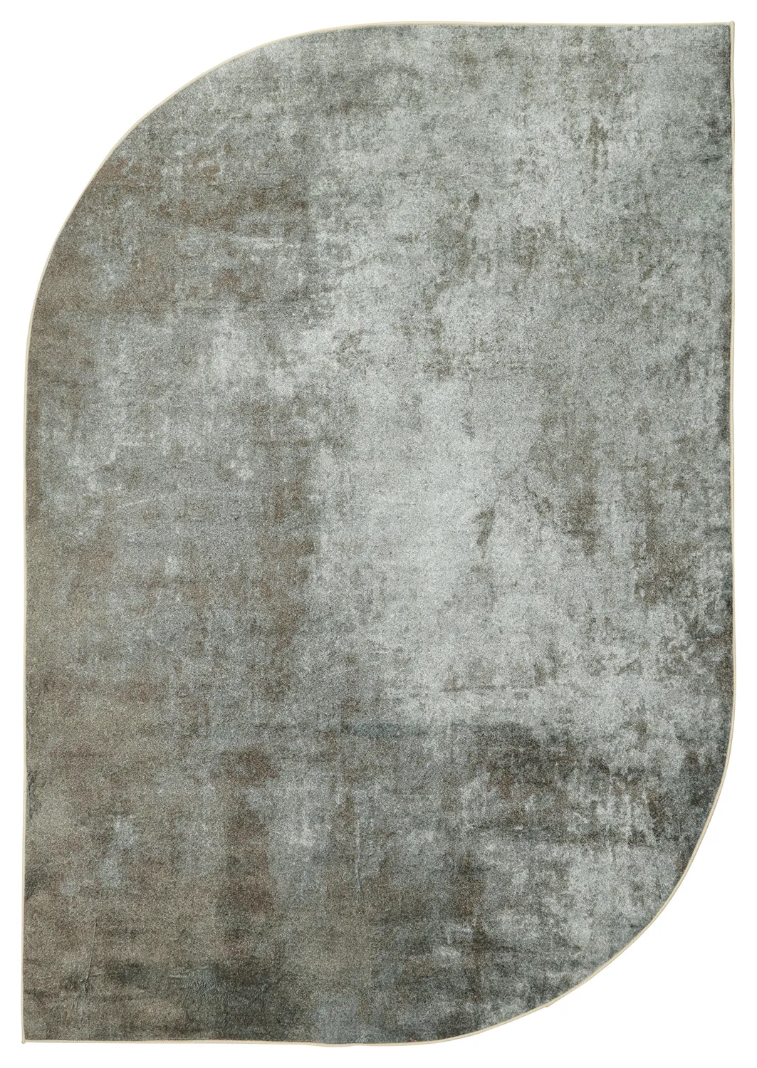 Tapete Wilton semioval - Lynton (marrom)