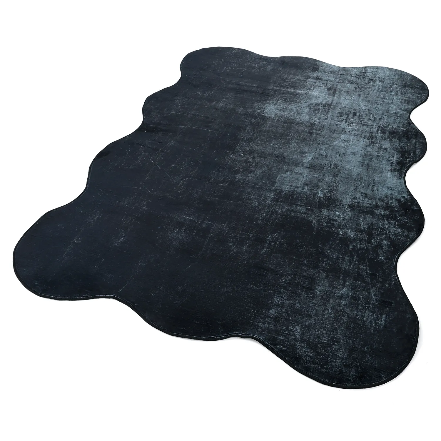 Valovita preproga Wilton - Lynton (preto)