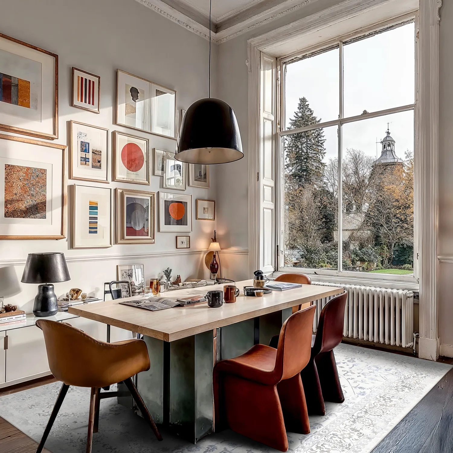 Tapete Wilton - Mateur (cinza)