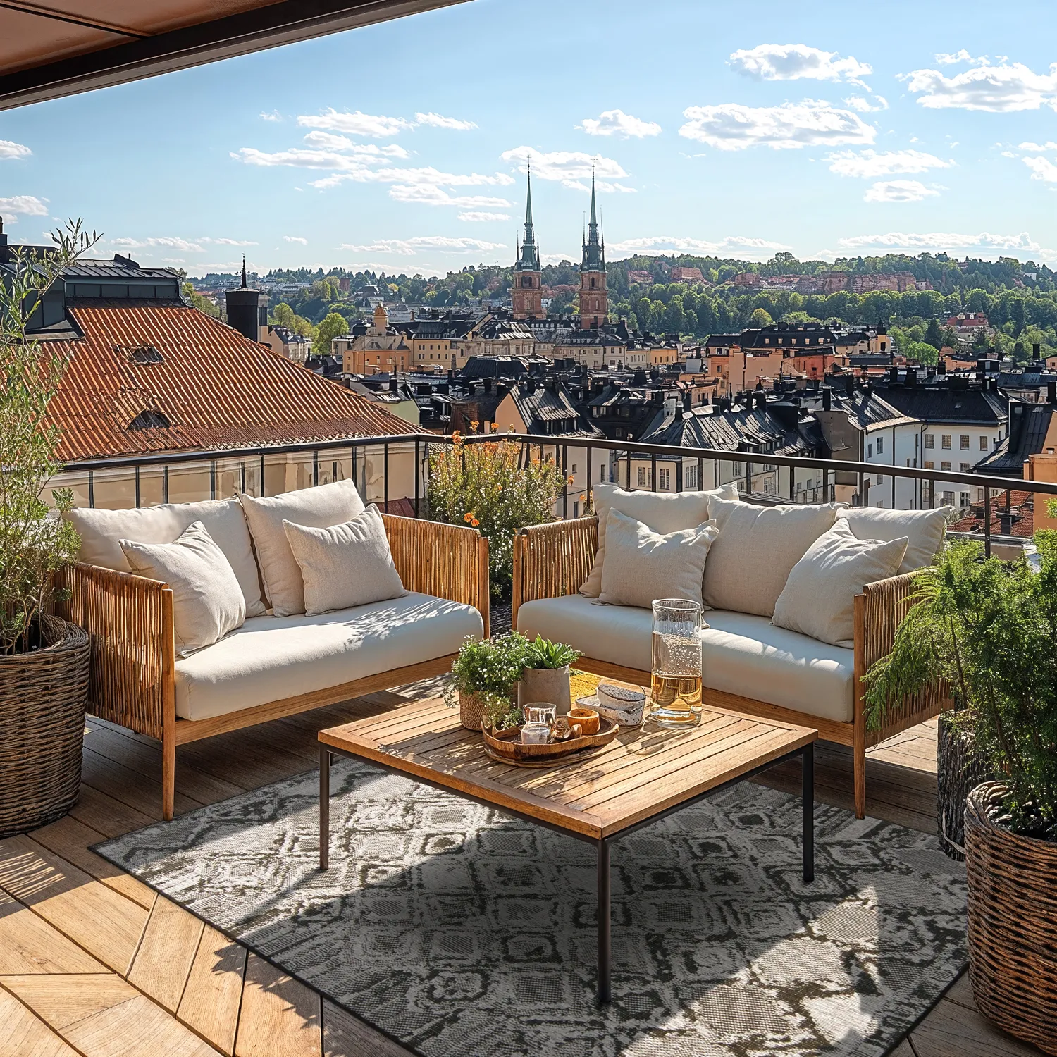 Tapete para interior e exterior - Brussels Night (cinza)