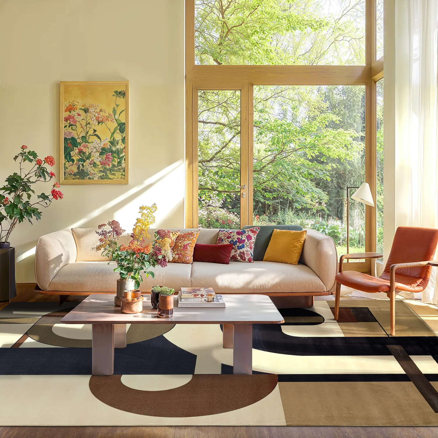 Tapete Wilton - Nysa (marrom/multi)