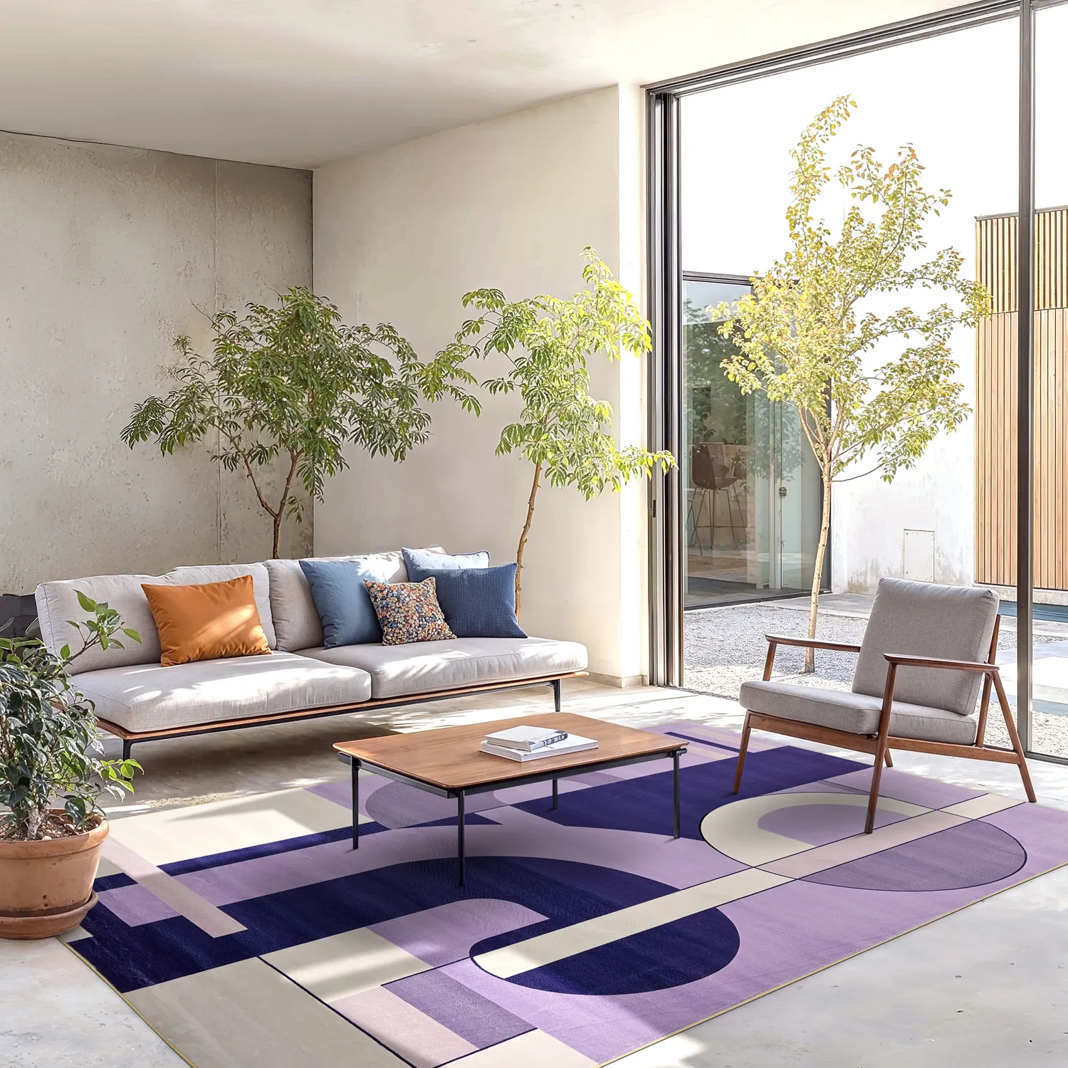 Tapete Wilton - Nysa (roxo/multi)