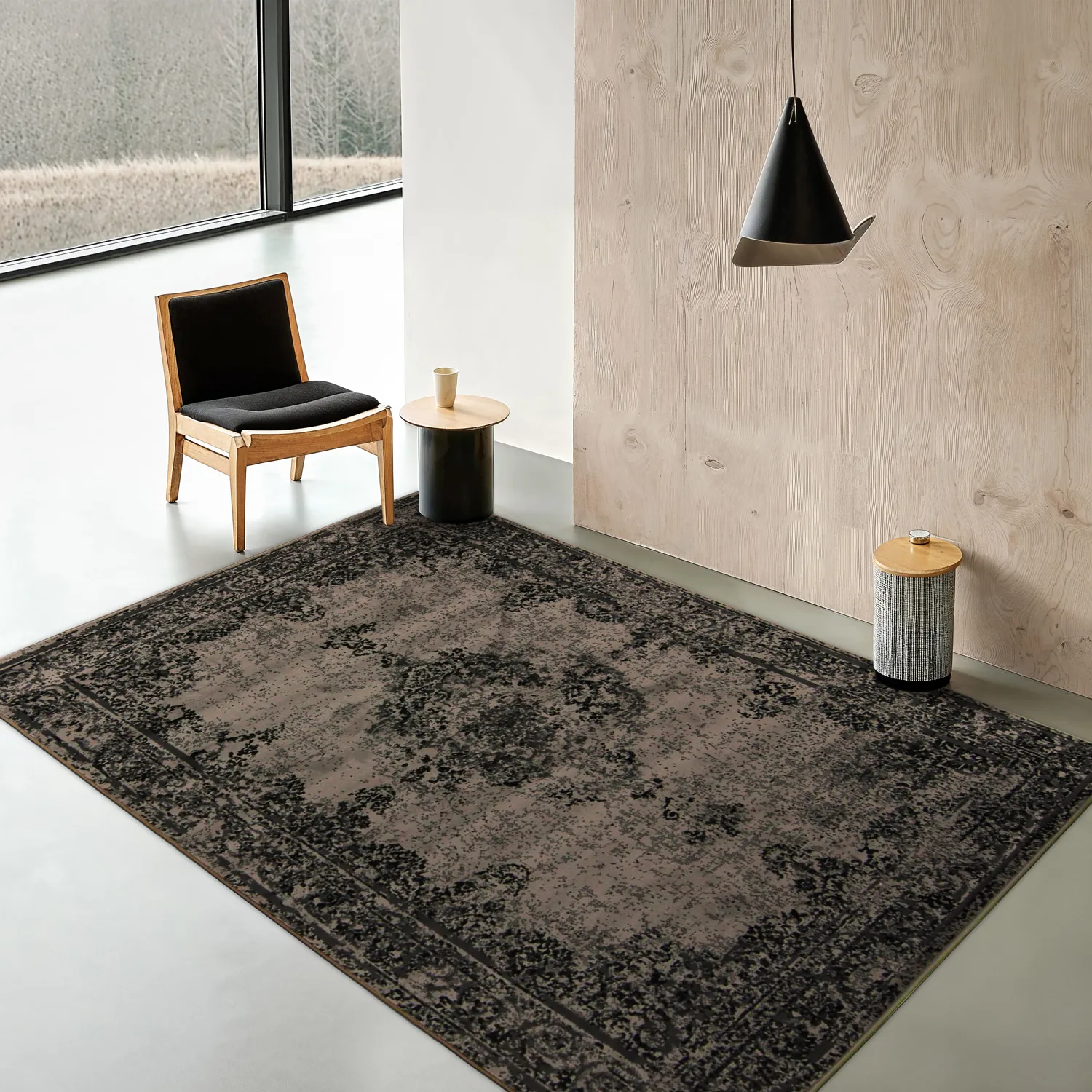 Tapete Wilton - Peking (cinza)