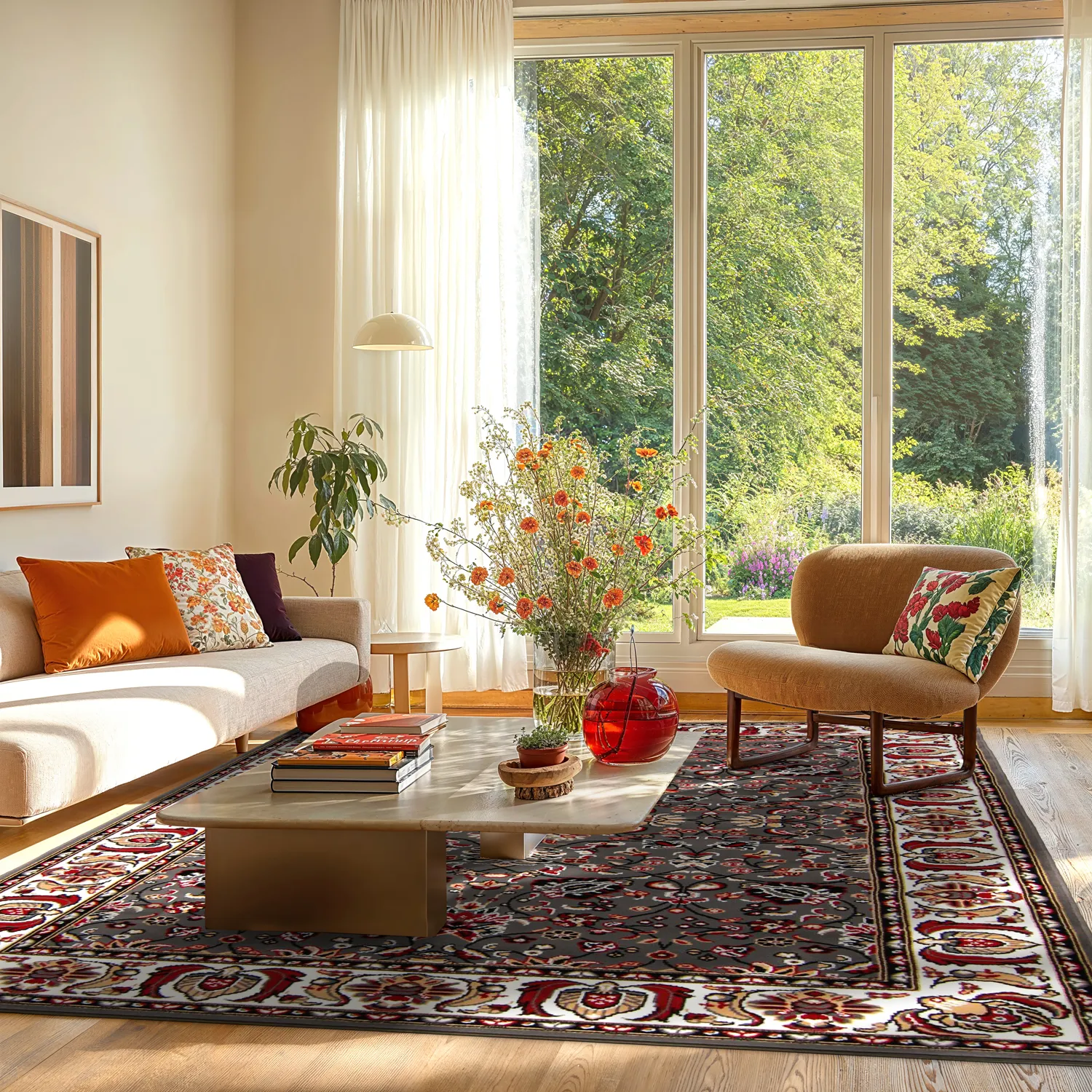 Tapete Wilton - Peking Imperial (cinza)