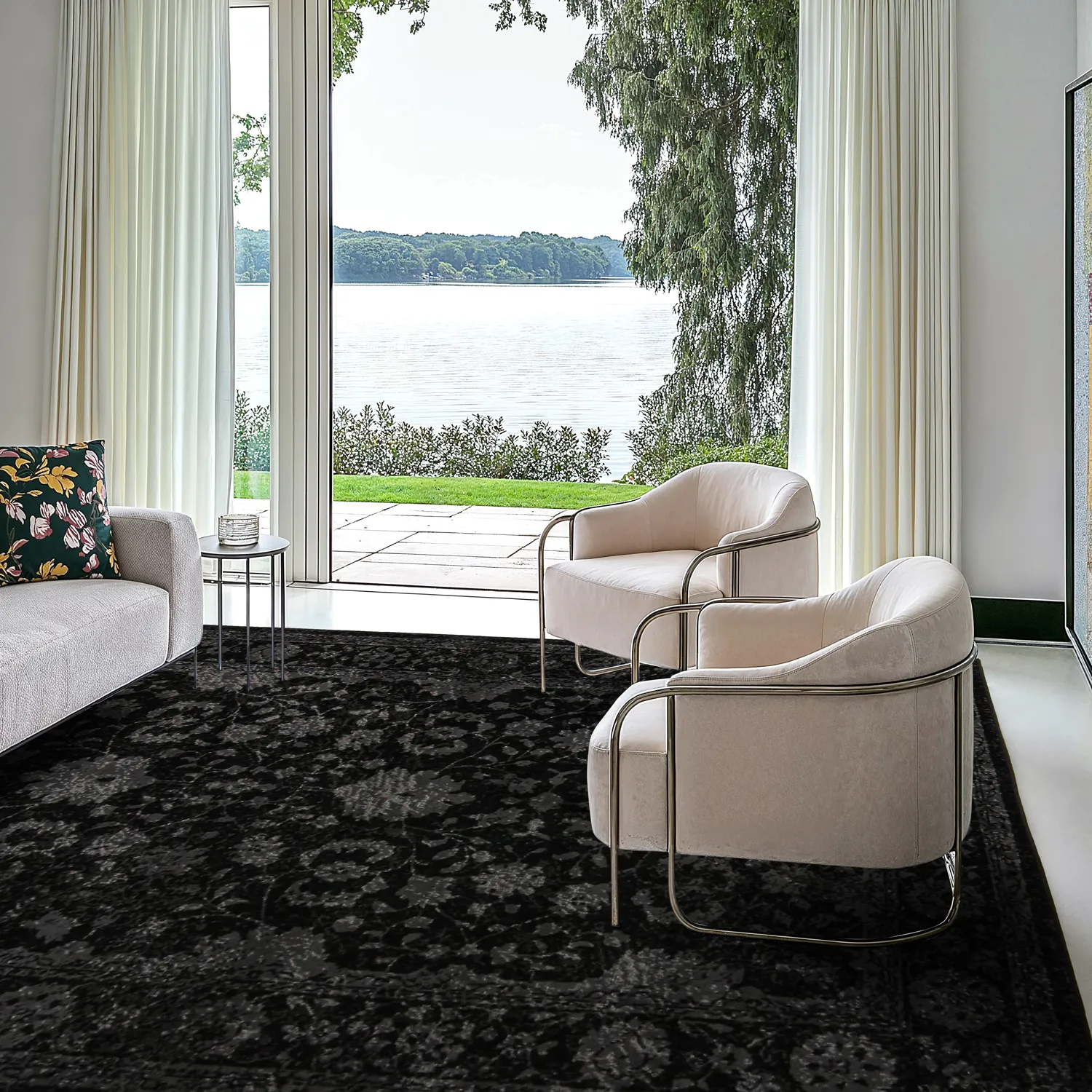 Tapete Wilton - Peking Majestic (preto)