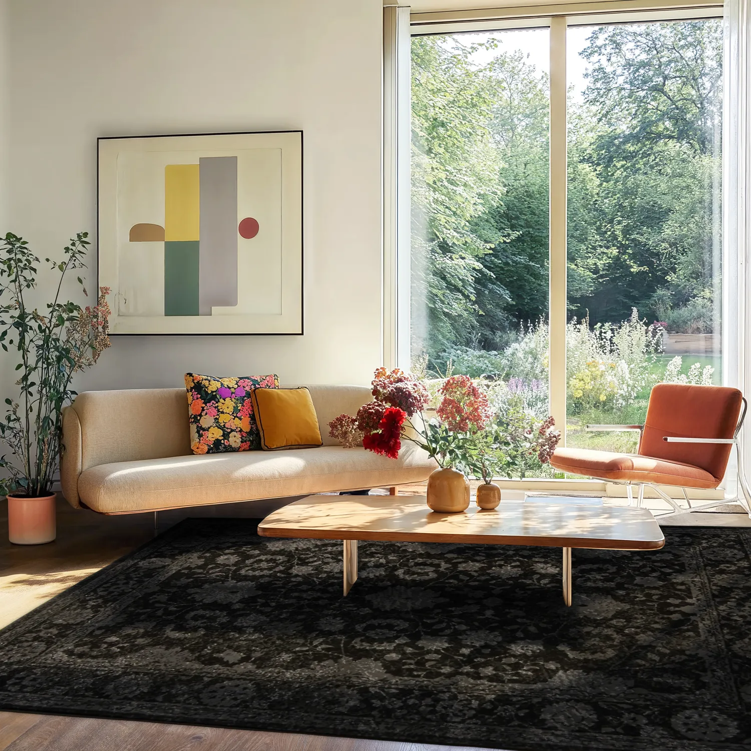 Tapete Wilton - Peking Majestic (preto)