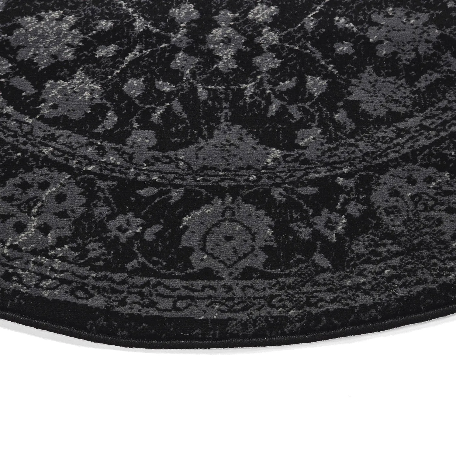 Tapete redondo - Peking Majestic (preto)