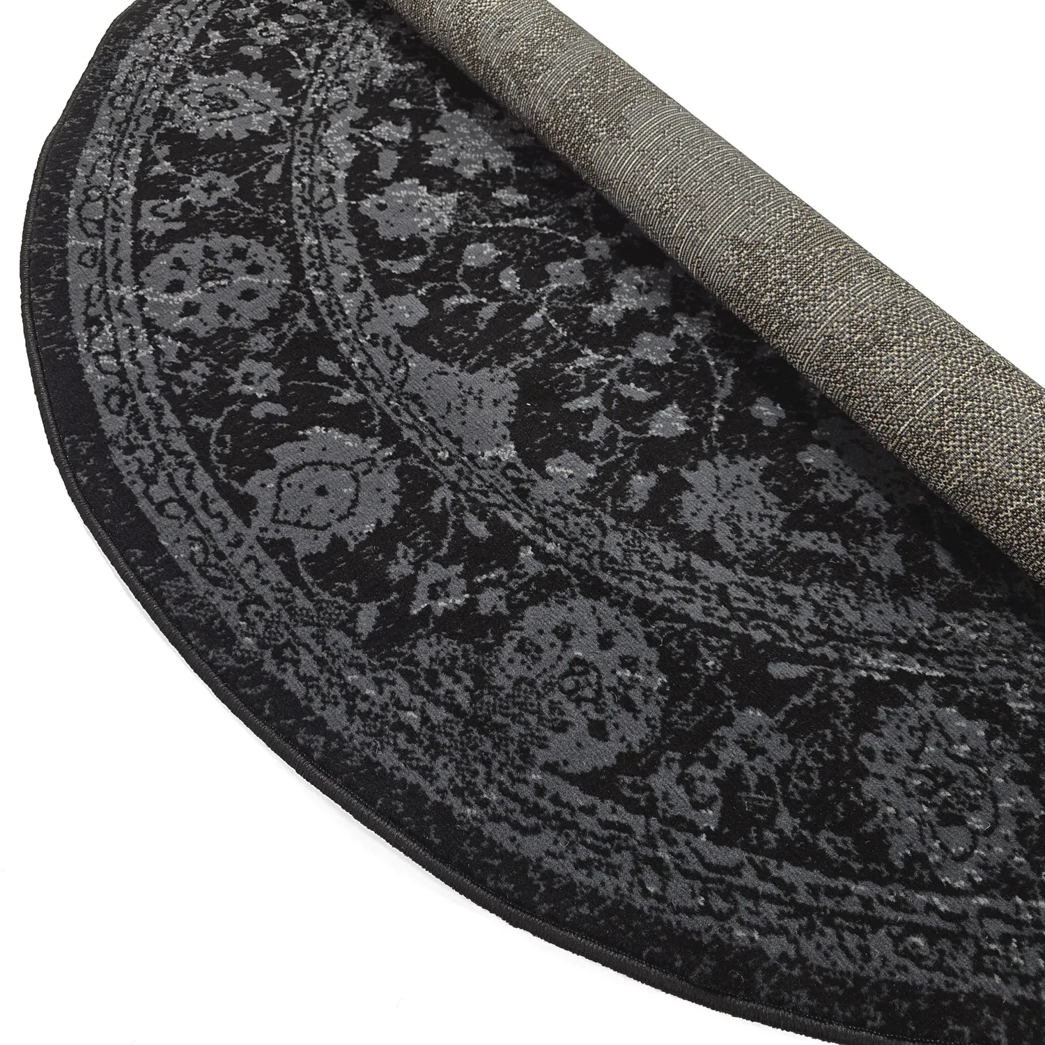 Tapete redondo - Peking Majestic (preto)