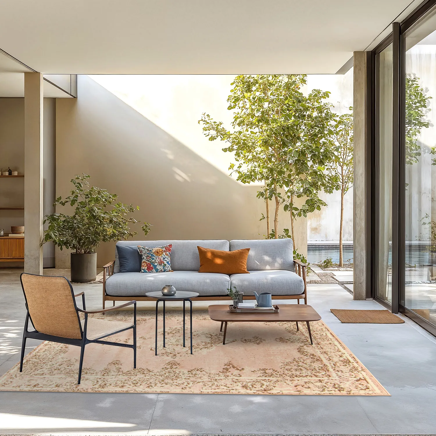 Tapete Wilton - Peking (rosa)