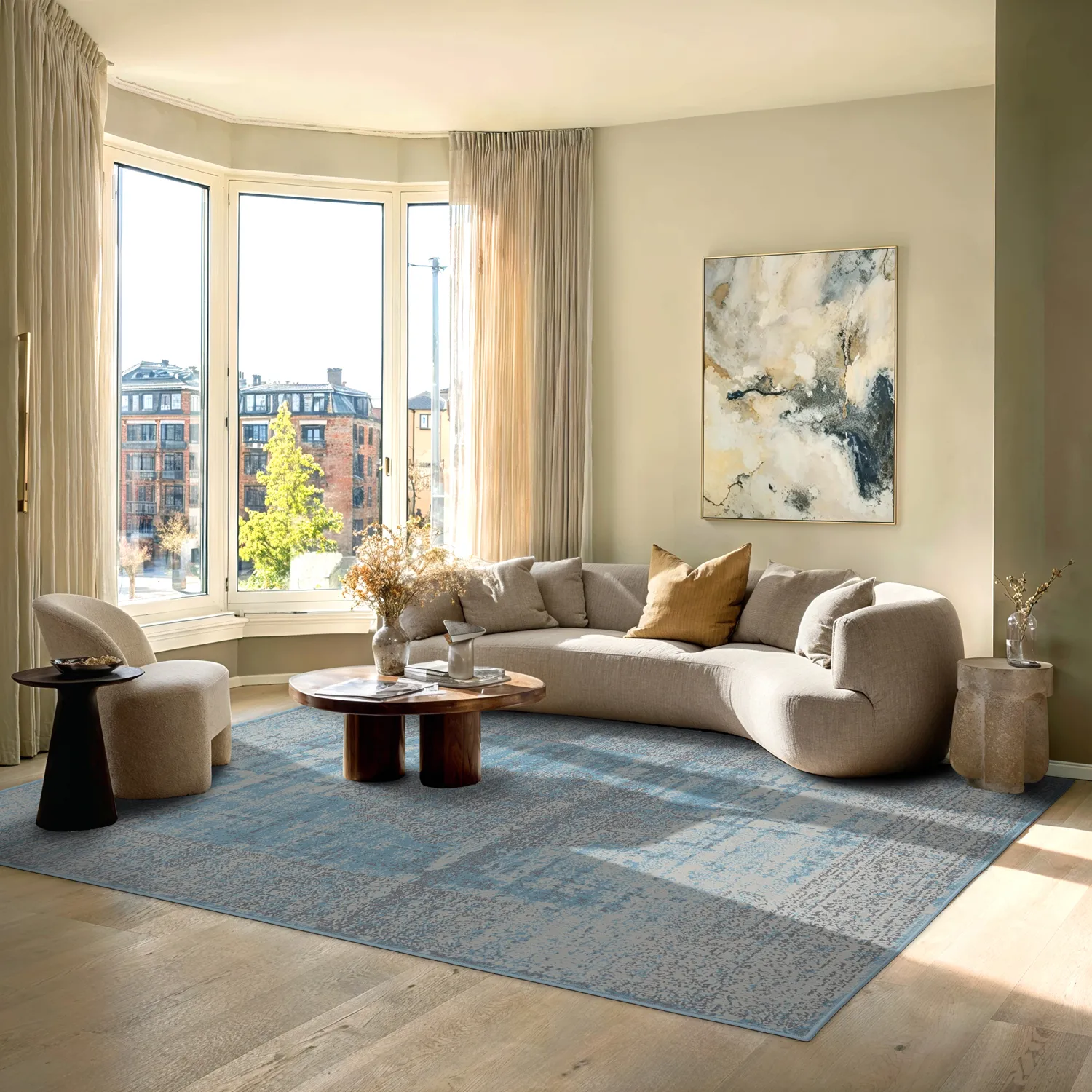 Tapete Wilton - Peking Royal (turquesa)