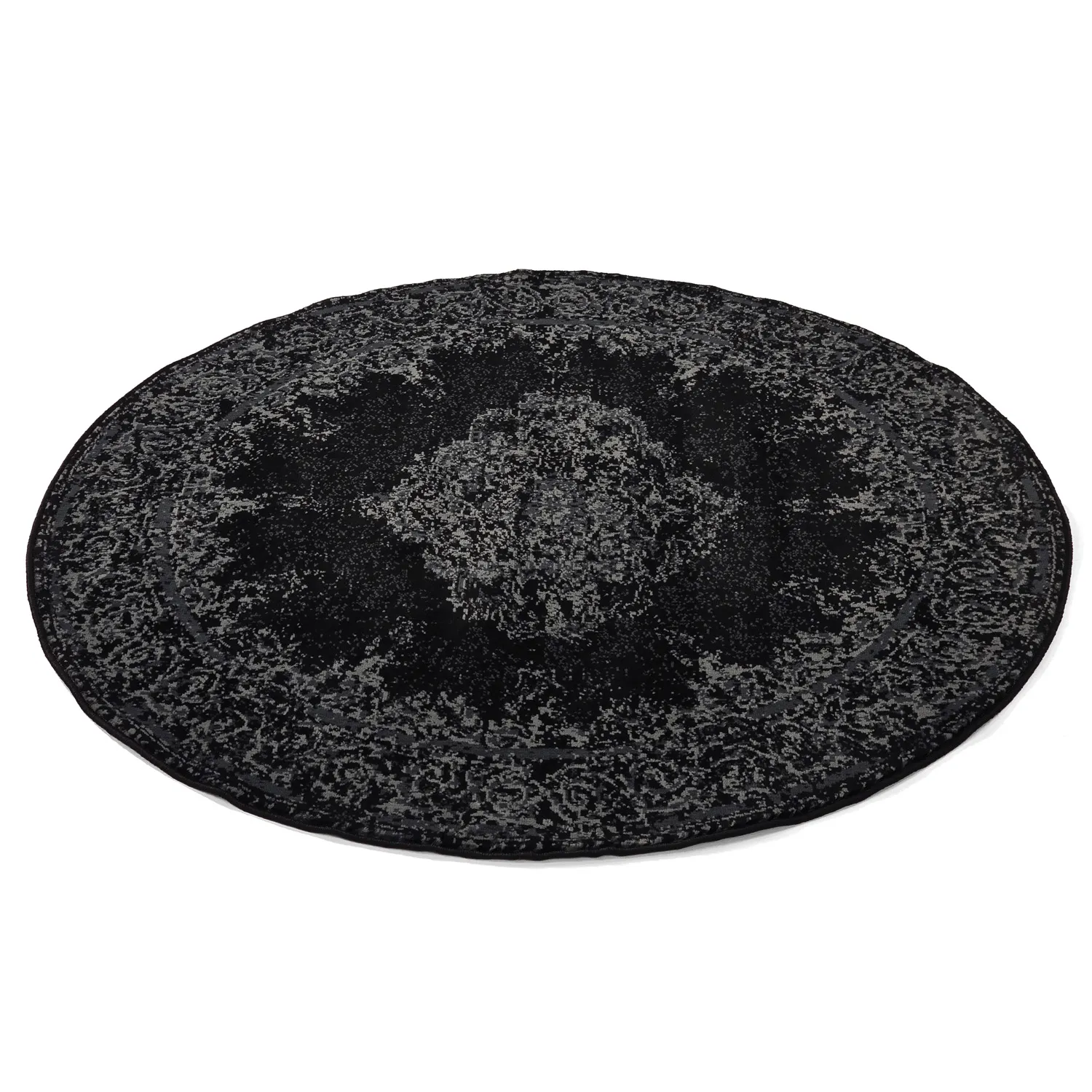 Tapete redondo - Peking (preto)