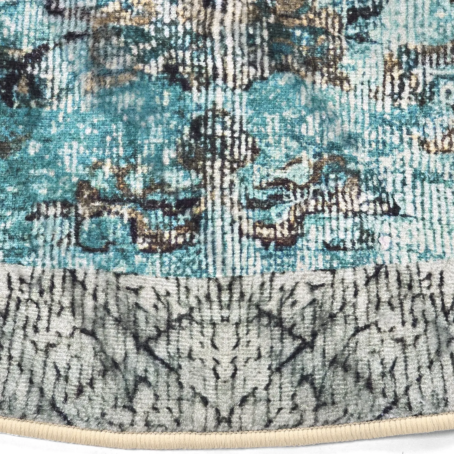 Tapete redondo - Rosalie (azul)