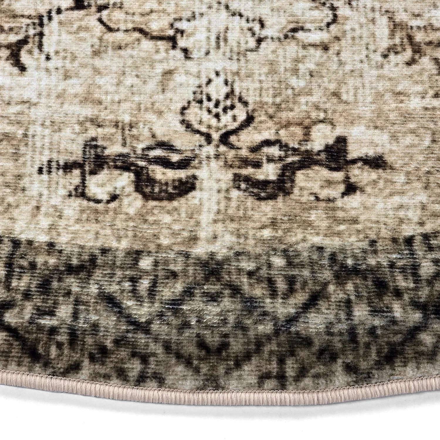 Tapete redondo - Rosalie (marrom)