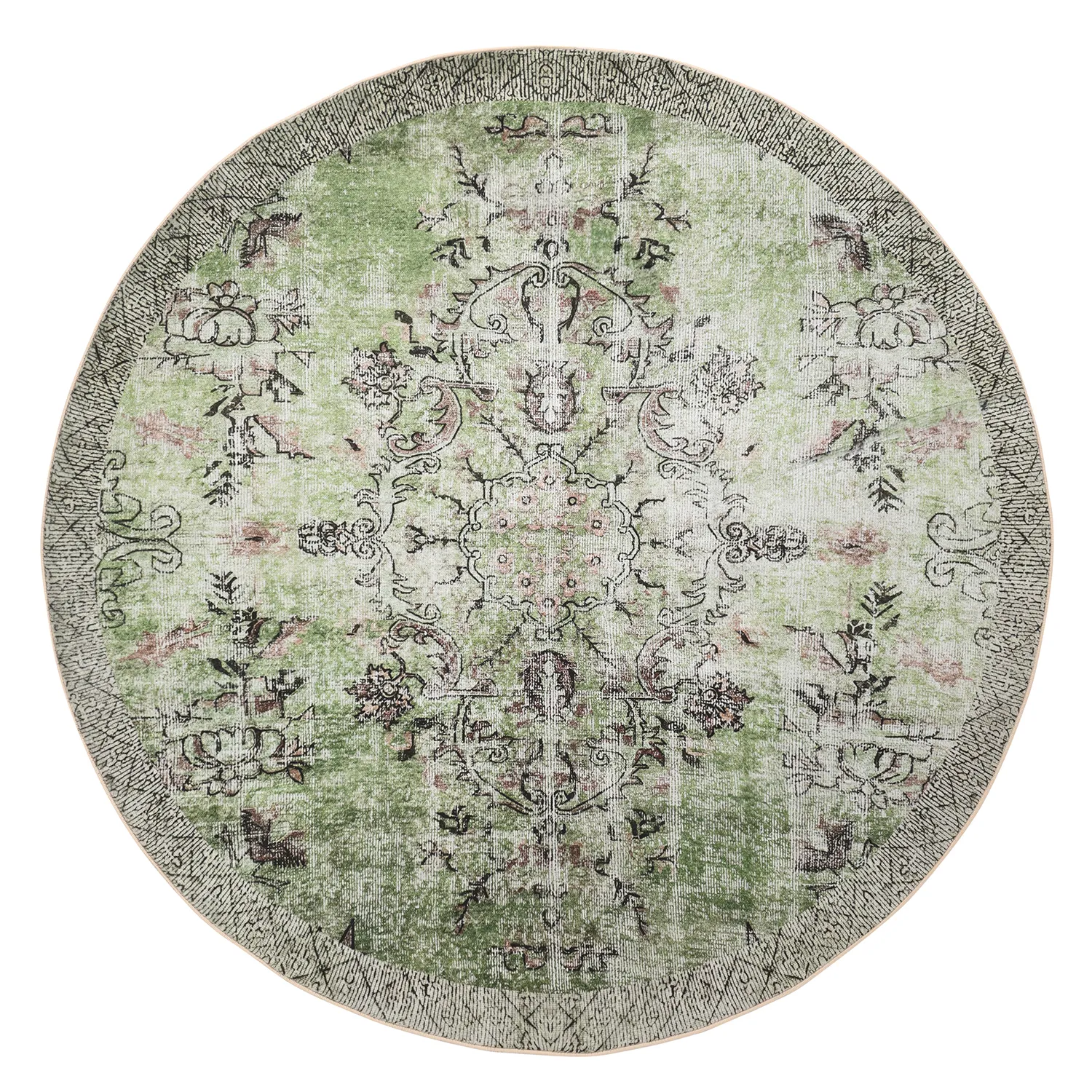 Tapete redondo - Rosalie (verde)