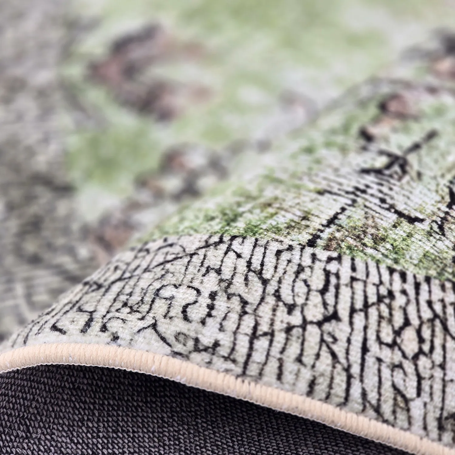 Tapete redondo - Rosalie (verde)