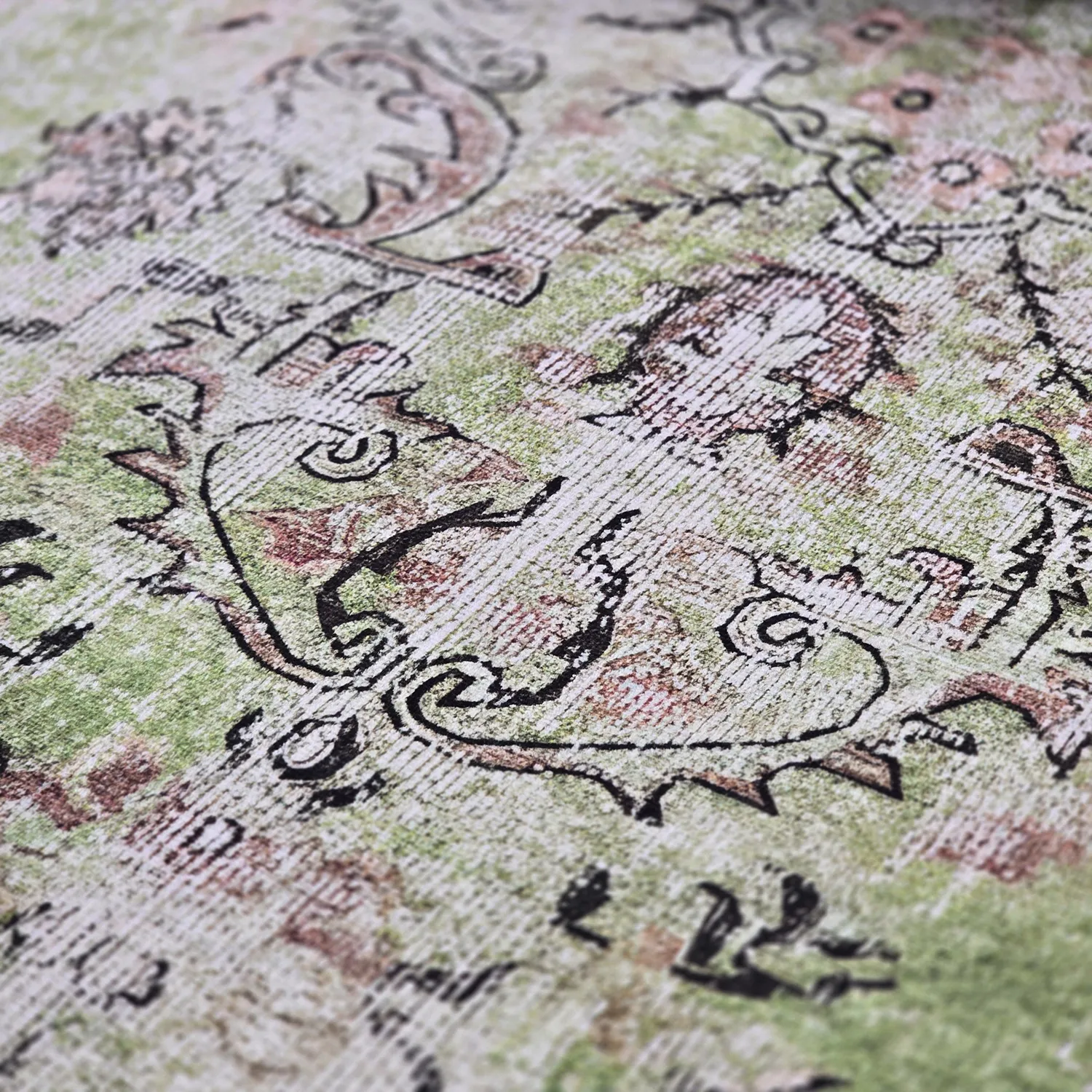 Tapete redondo - Rosalie (verde)