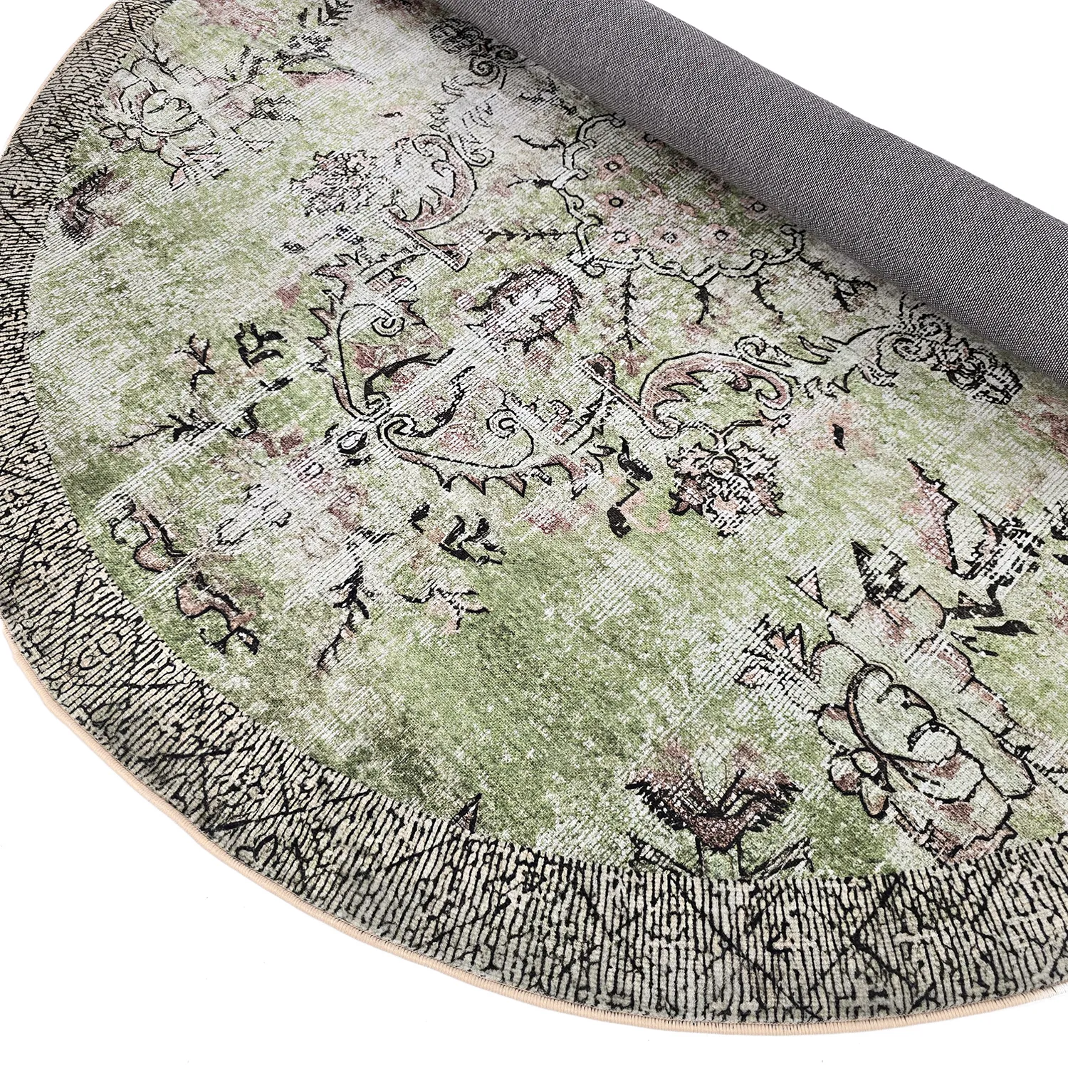 Tapete redondo - Rosalie (verde)