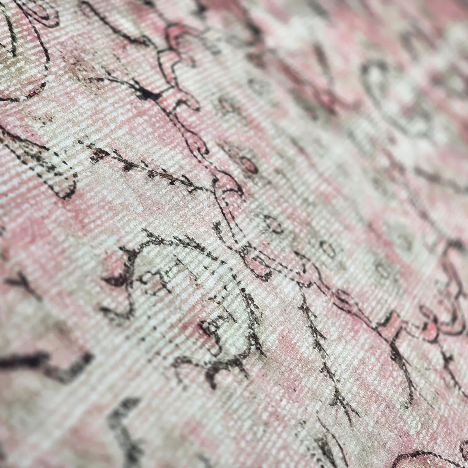 Tapete redondo - Rosalie (rosa)