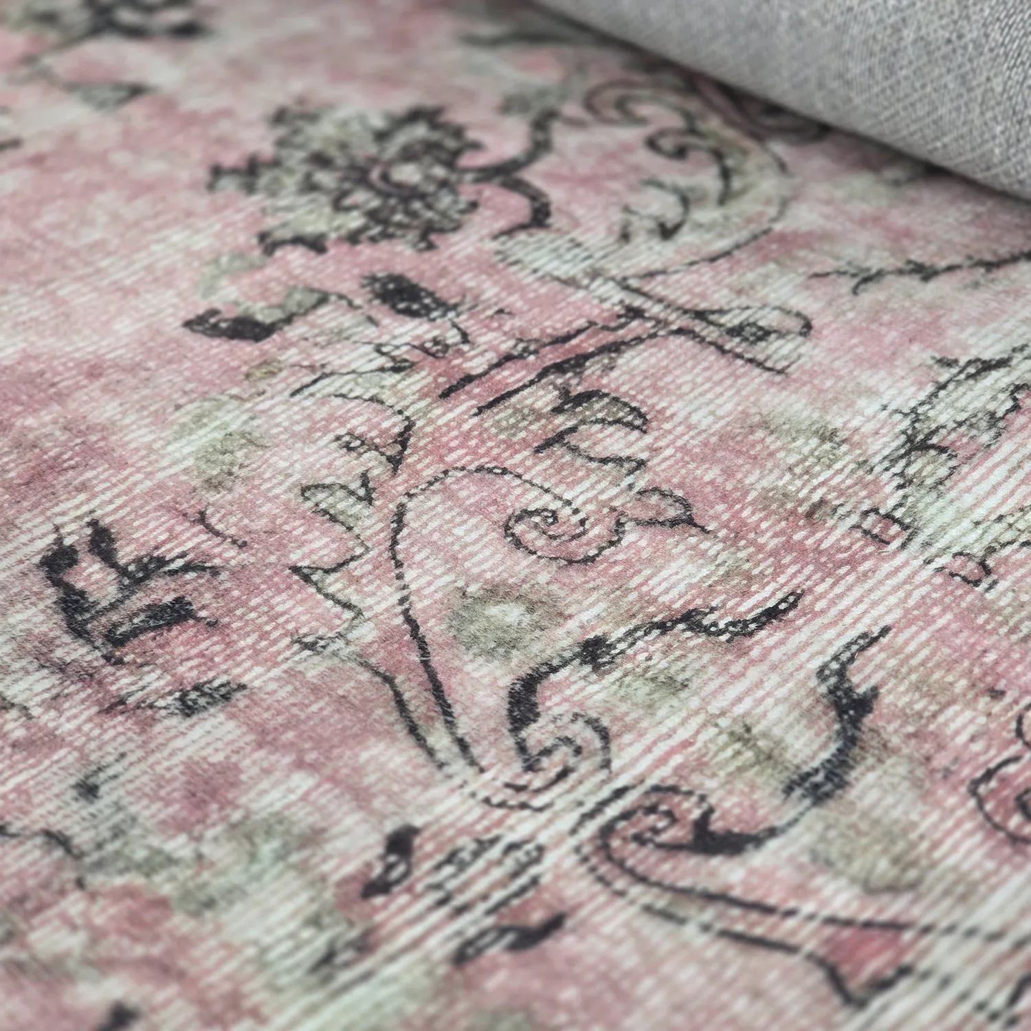 Tapete redondo - Rosalie (rosa)