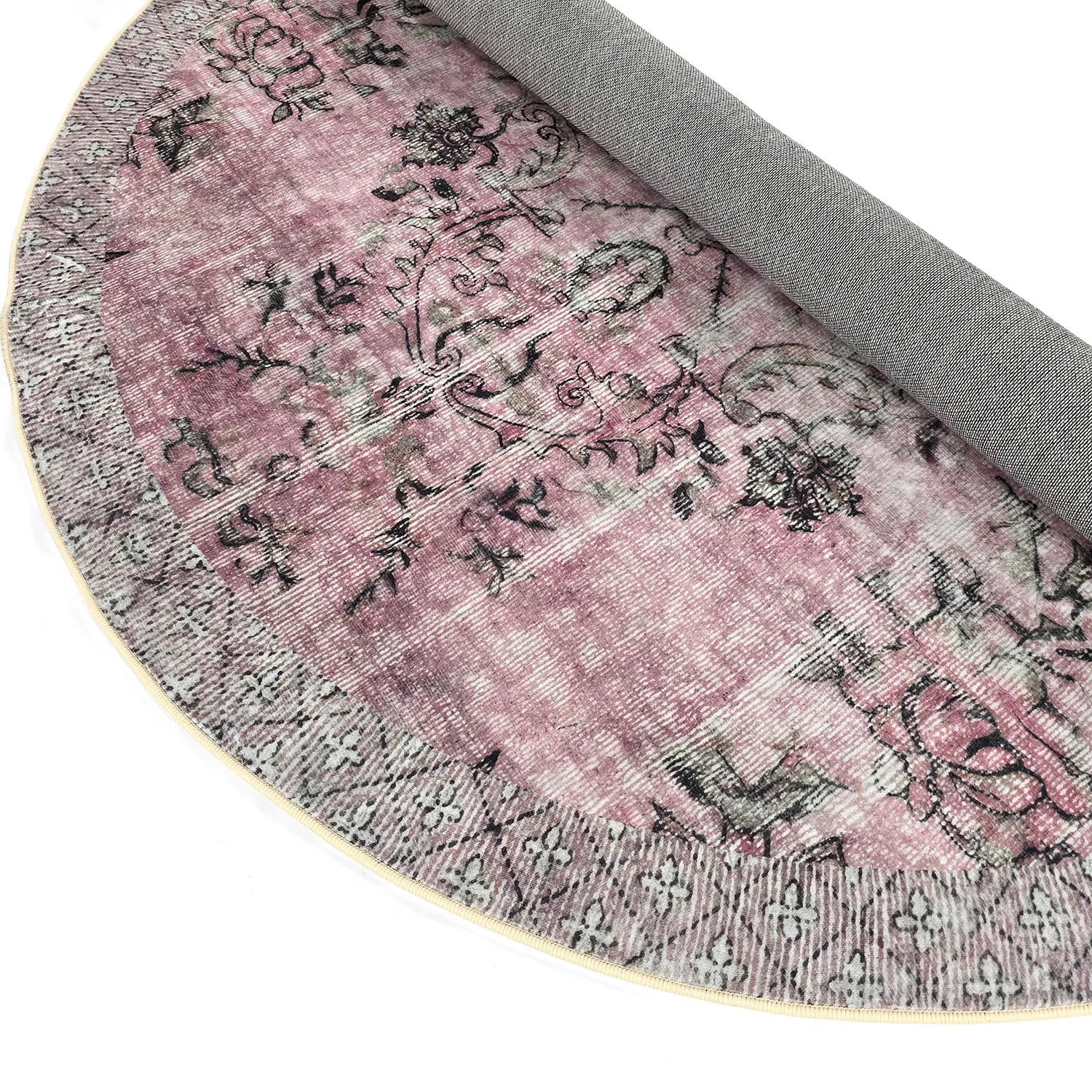 Tapete redondo - Rosalie (rosa)