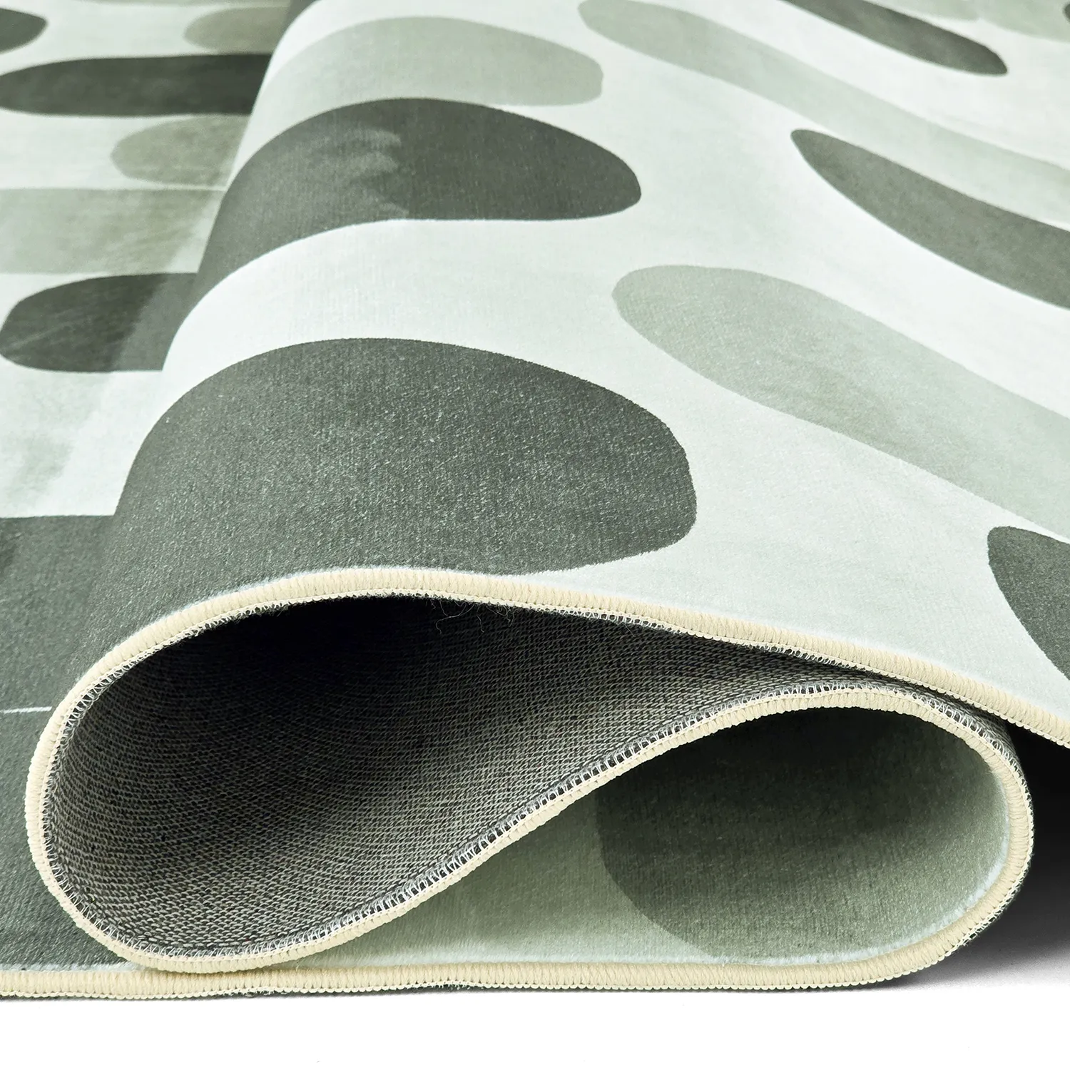 Tapete Wilton - Sapa (verde/cinza)