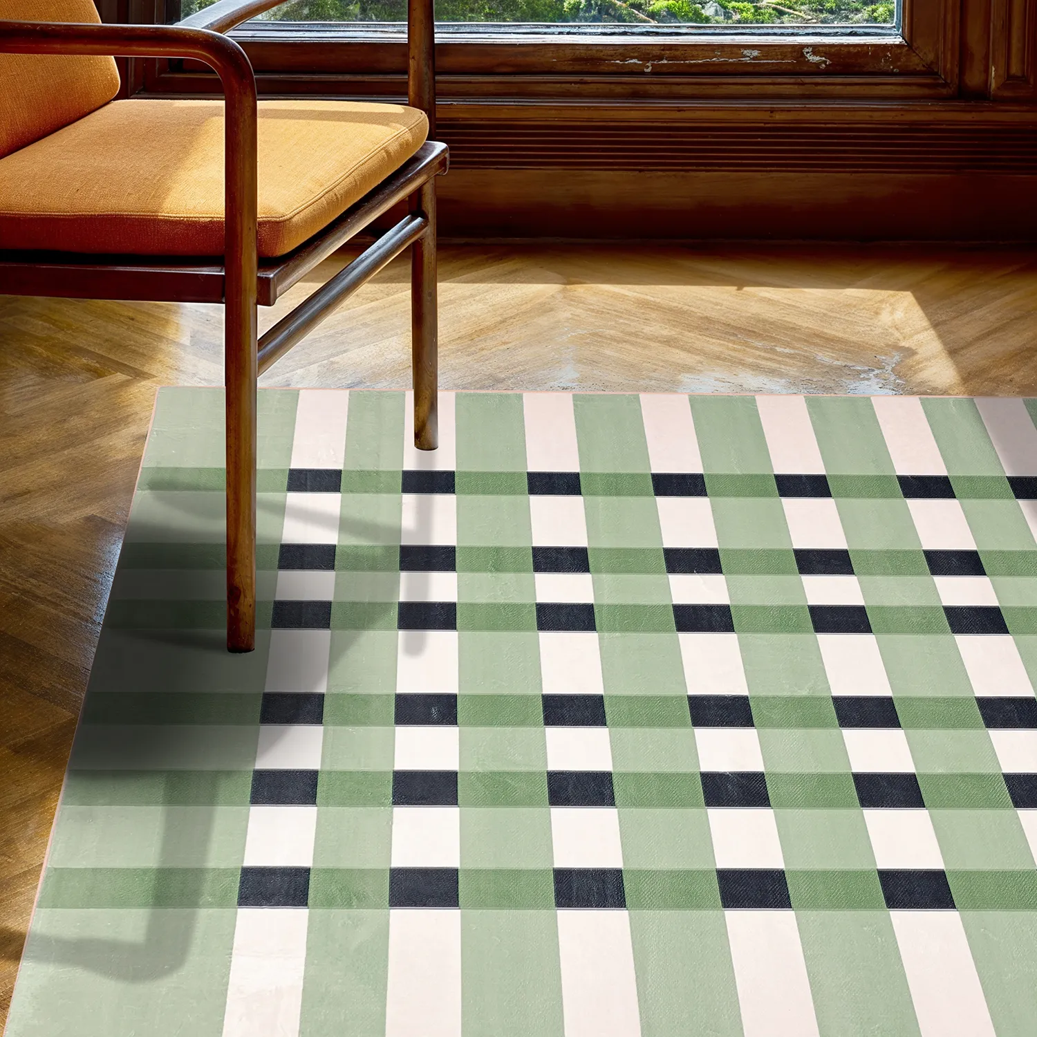 Tapete Wilton - Sedona (verde/multi)