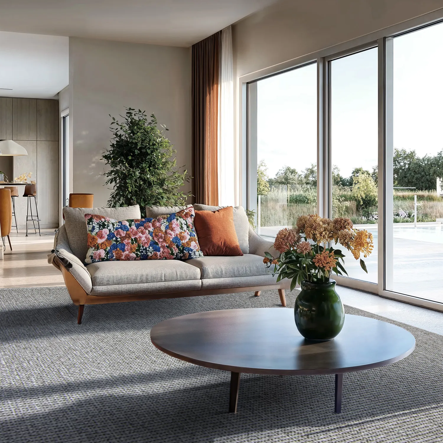 Tapete para interior e exterior - Tromsø (antracite)