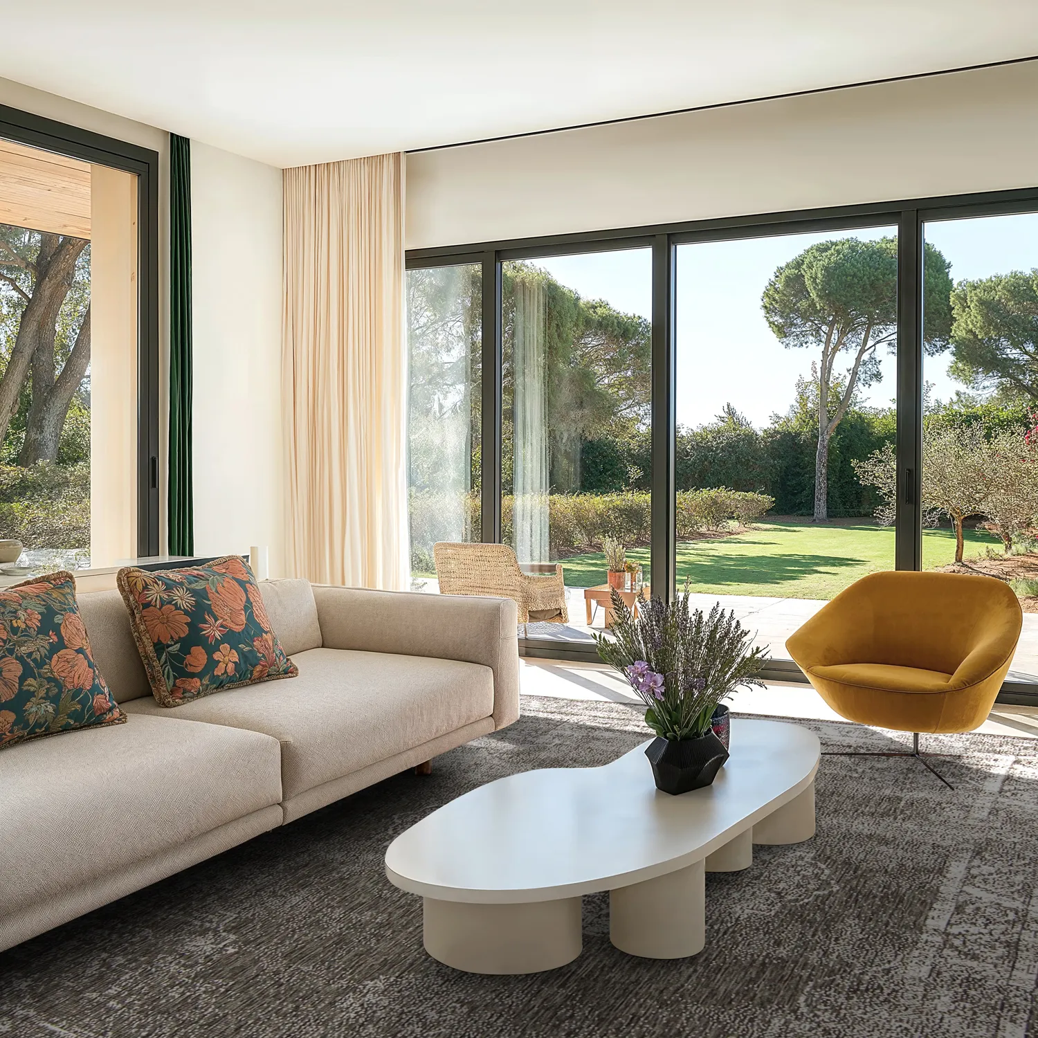 Tapete para interior e exterior - Brussels Weave (cinza)