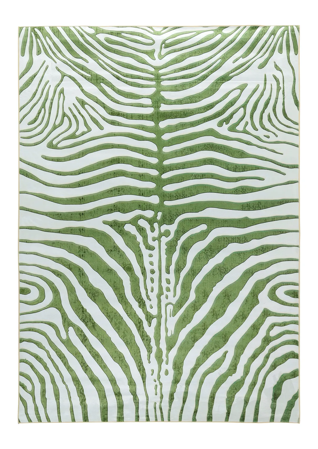 Tapete Wilton - Zebra (verde)