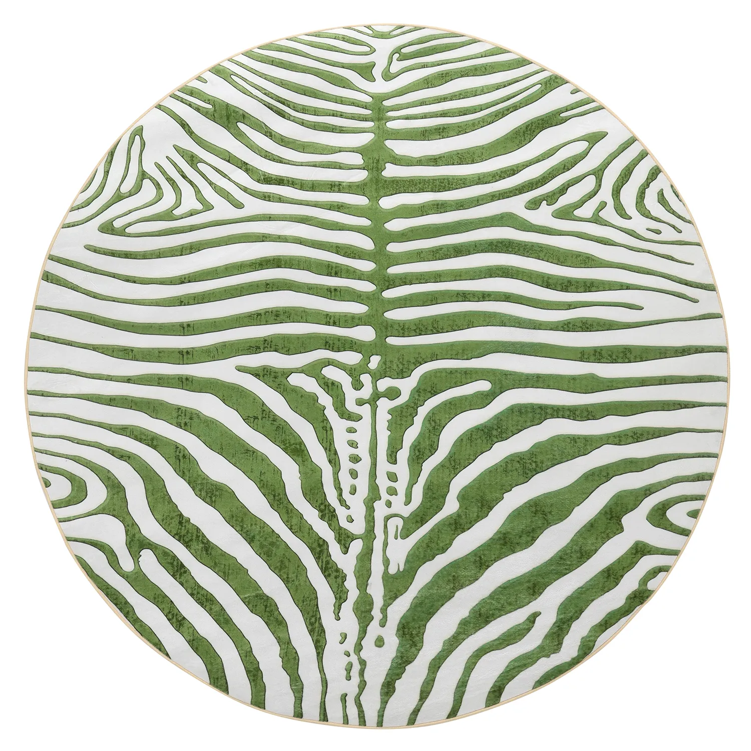 Tapete redondo - Zebra (verde)