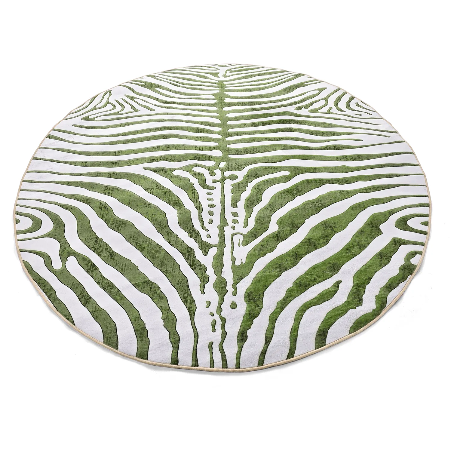 Tapete redondo - Zebra (verde)