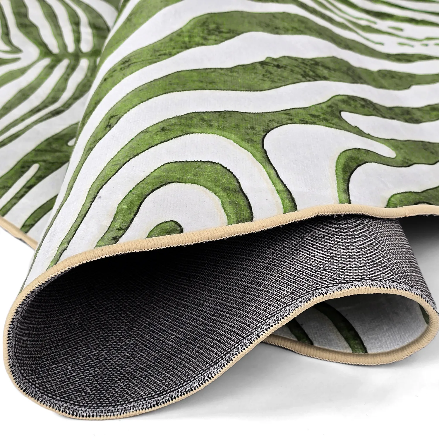 Tapete redondo - Zebra (verde)