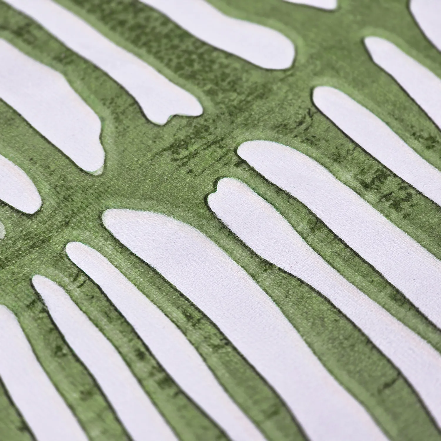 Tapete redondo - Zebra (verde)