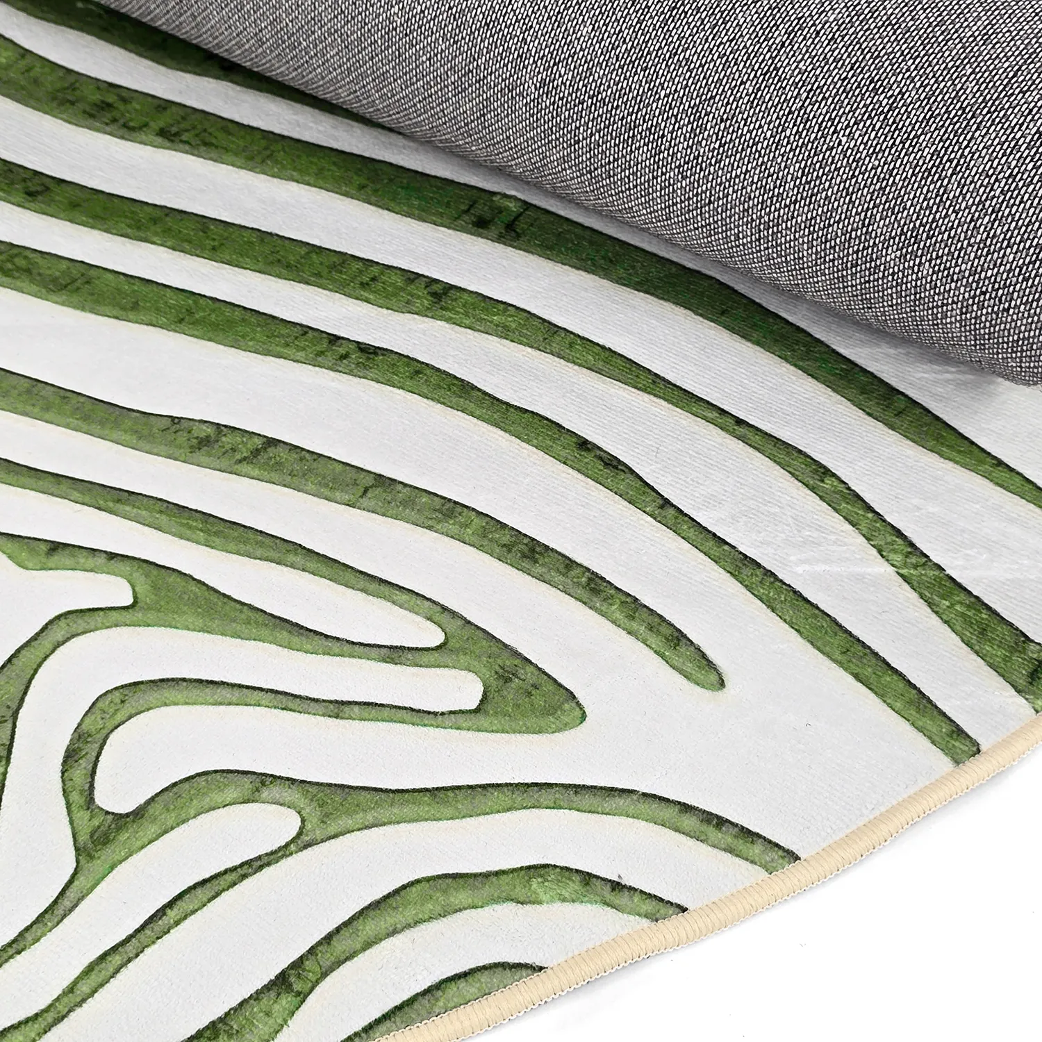 Tapete redondo - Zebra (verde)