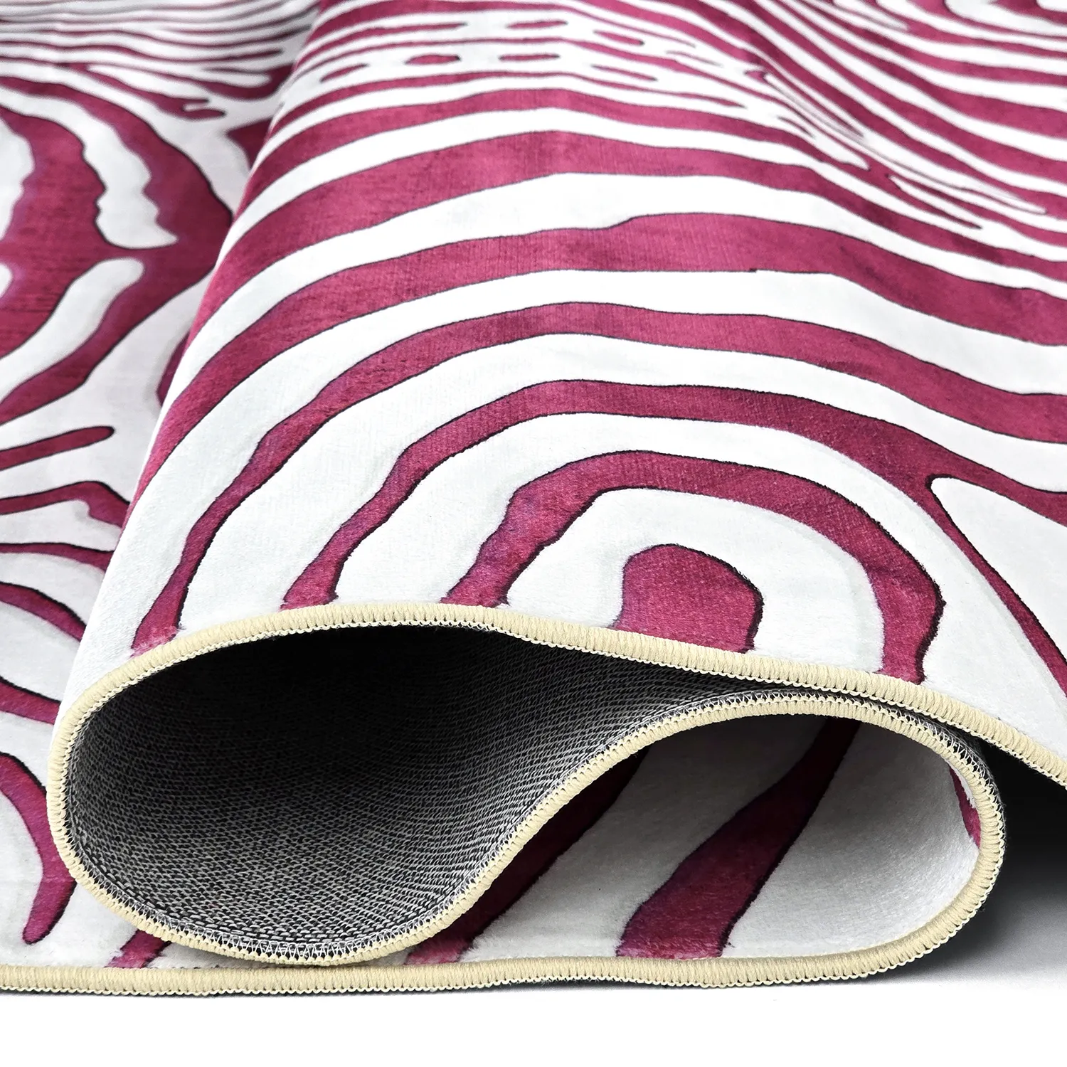 Tapete Wilton - Zebra (rosa)